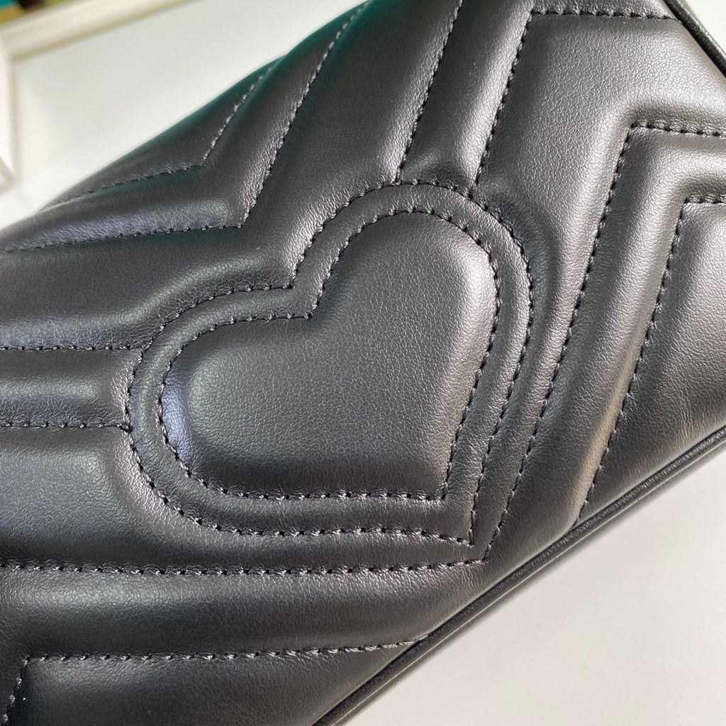 Black GM super mini shoulder bag