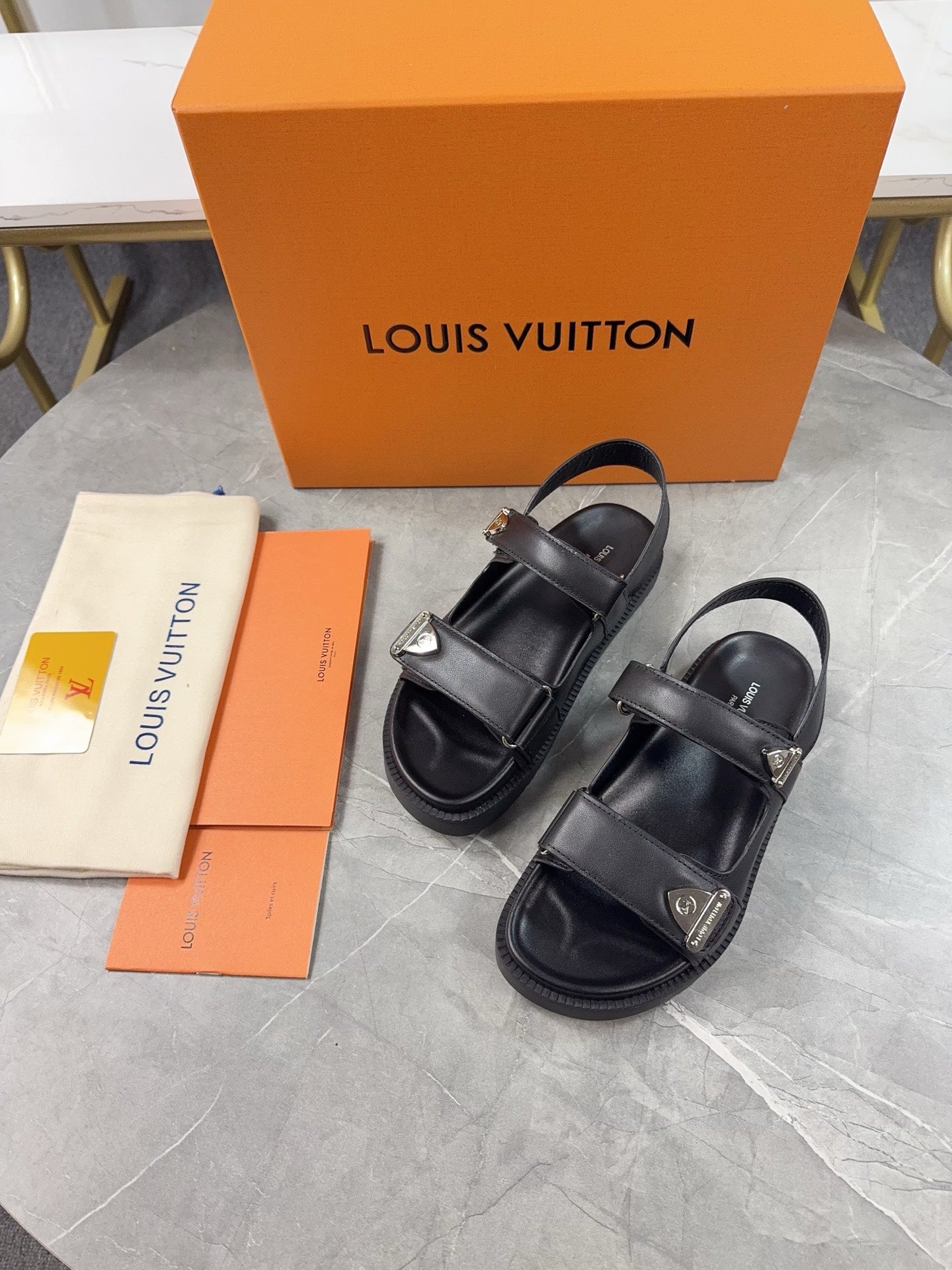Men's Black Sunset Comfort Sandal