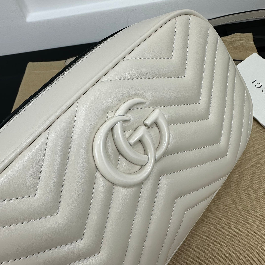 White GM Small Shoulder Bag