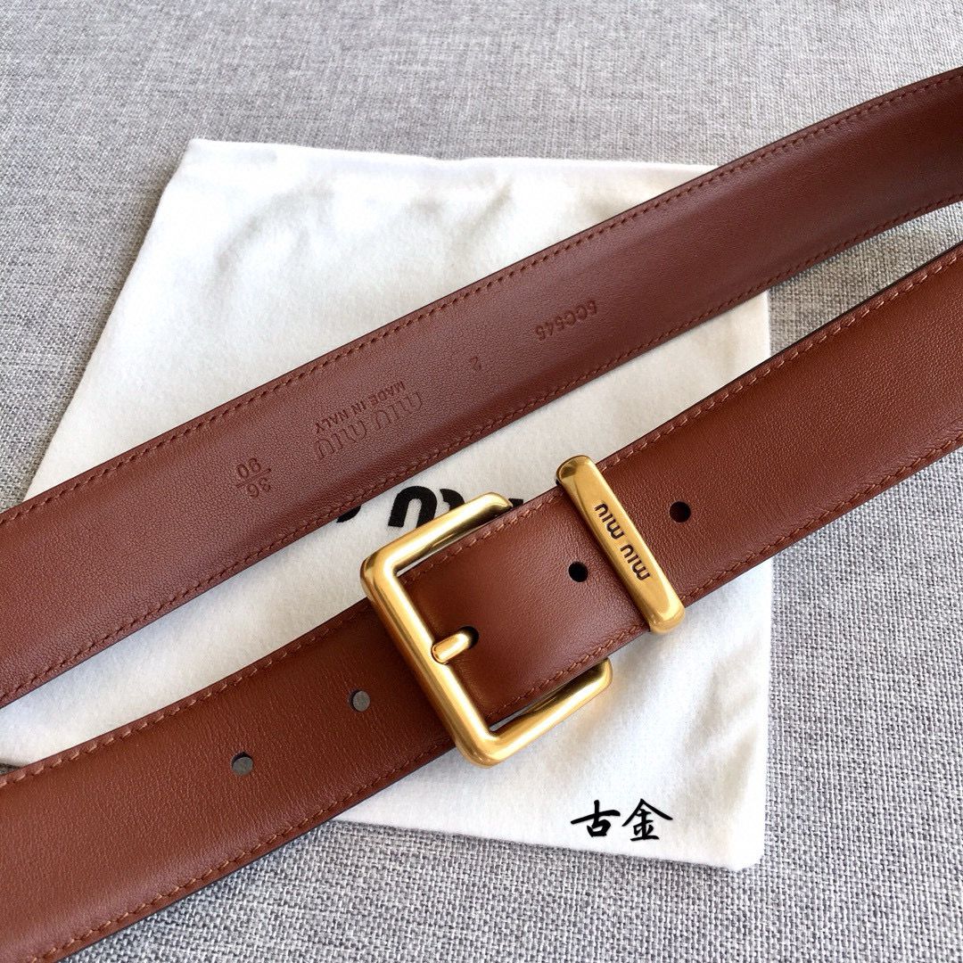 Tobacco FTR Leather Belt