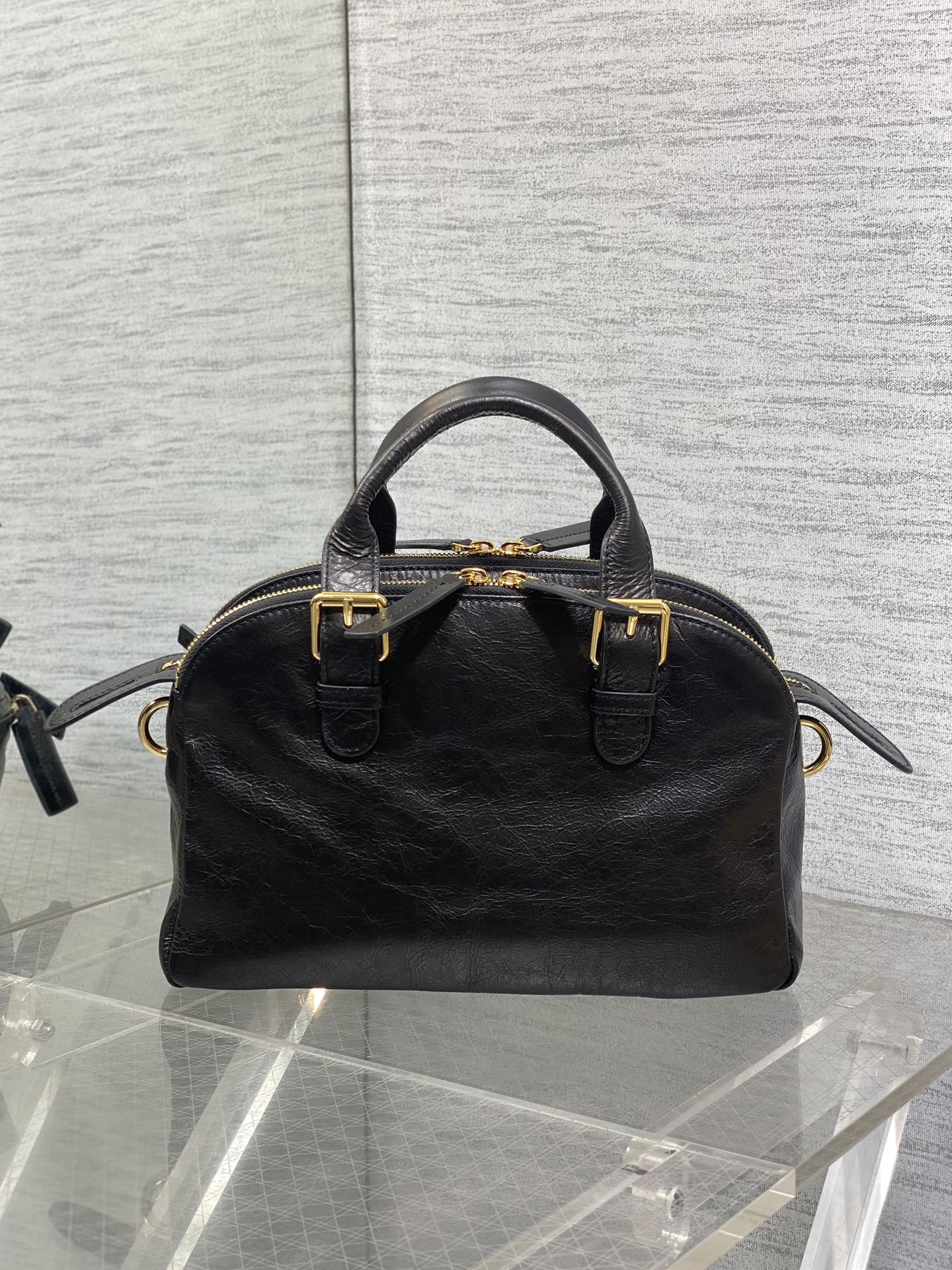 Black Small Grand Tour Bowling Bag