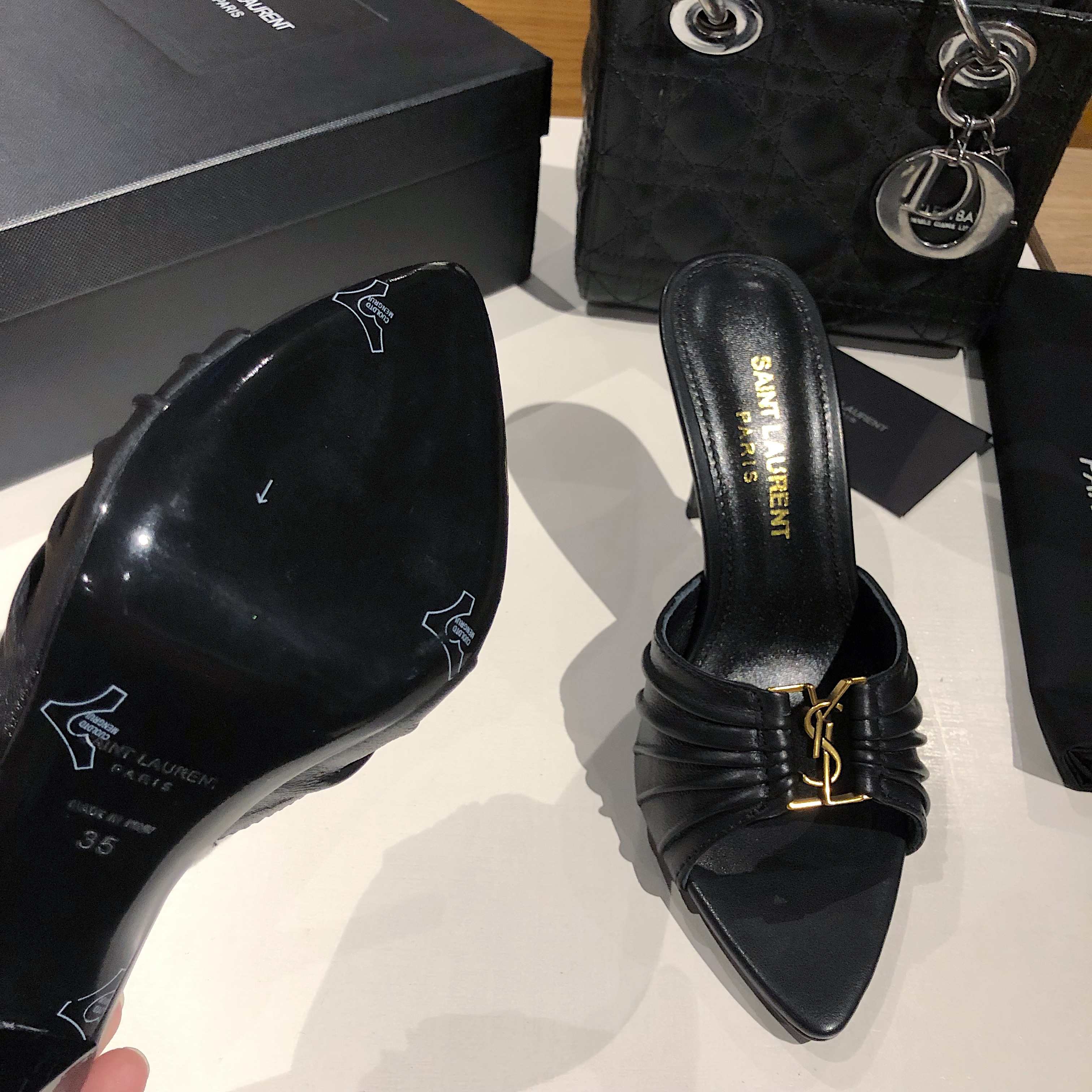 Black Babylone Mules