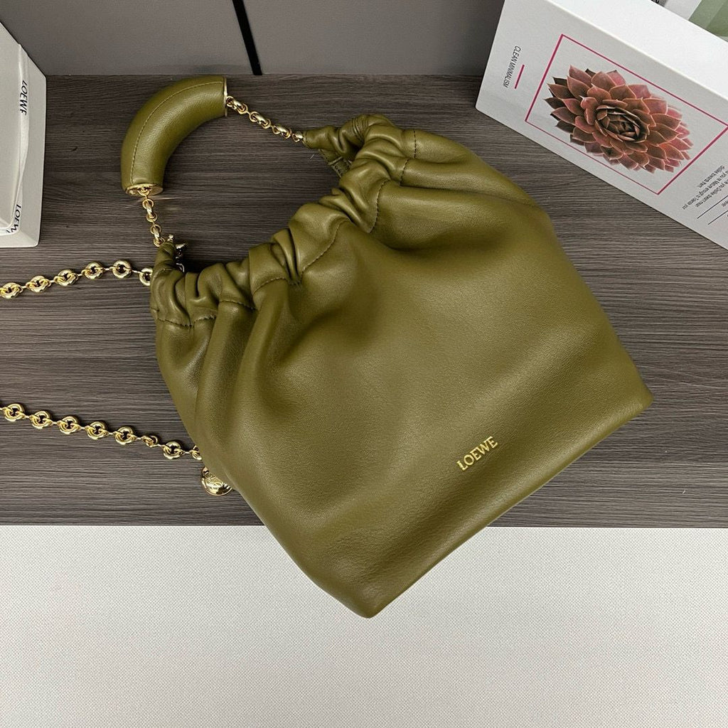 Olive Small Squeeze Bag
