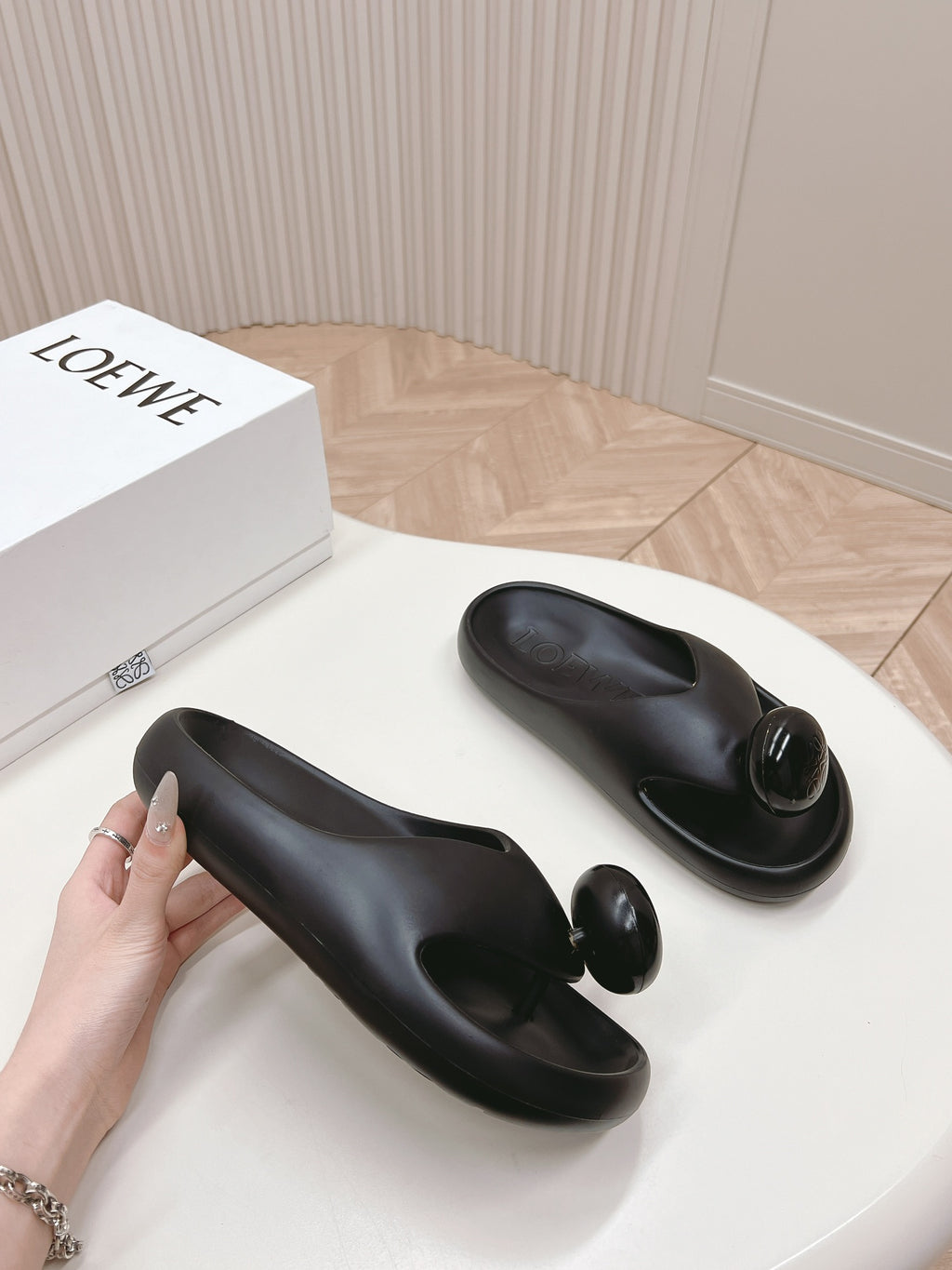 Black Foam Slide