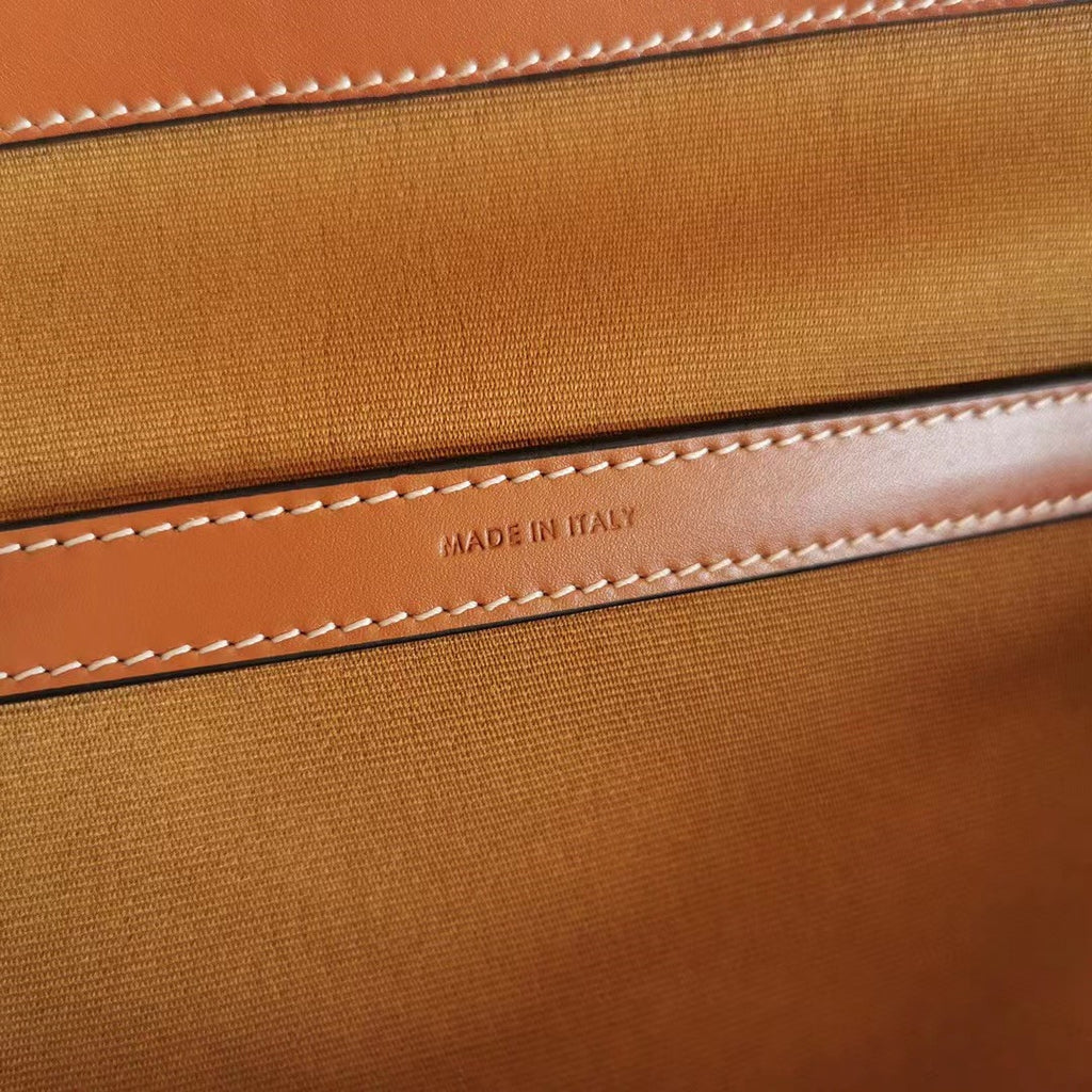 Tan medium CC canvas bag