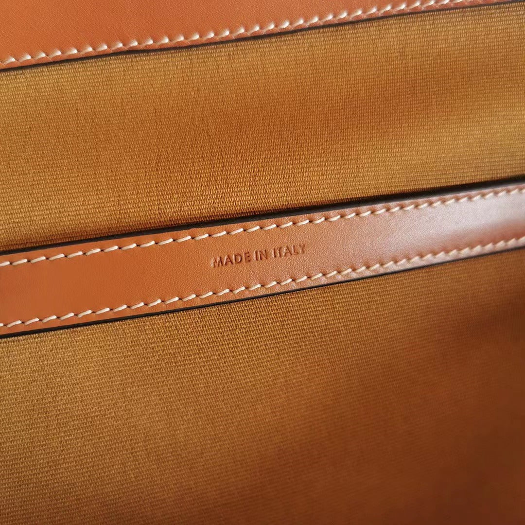 Tan medium CC canvas bag