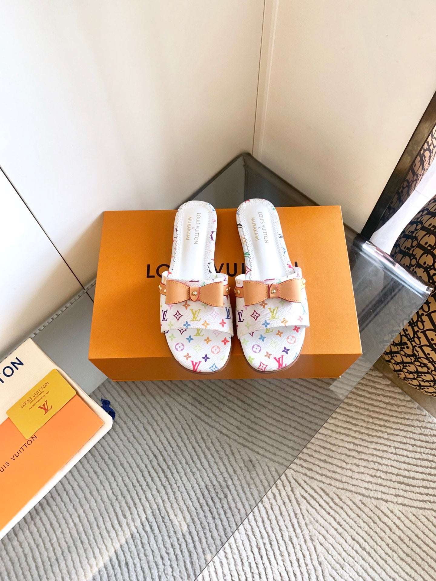 Multicolored Flat Mule