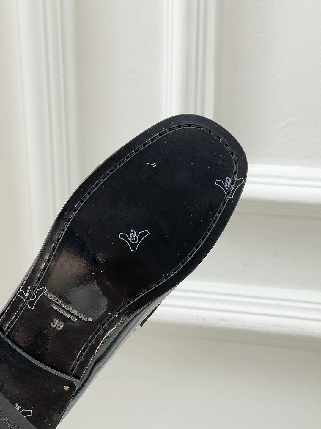 Black Polished Loafers