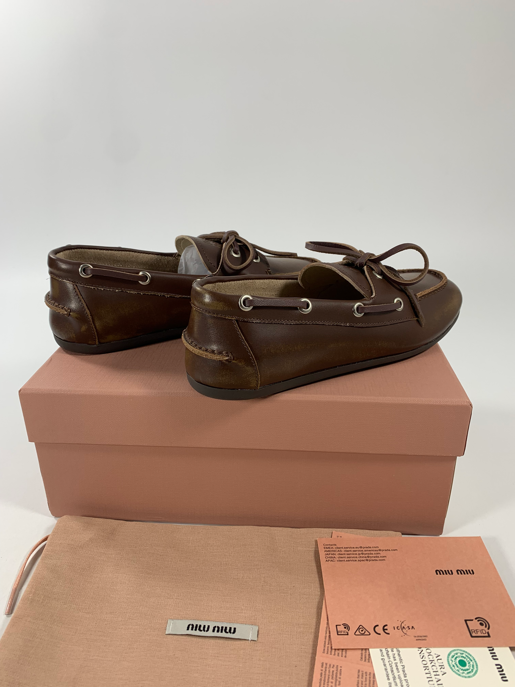 Sienna Unlined Bleached Leather Loafers