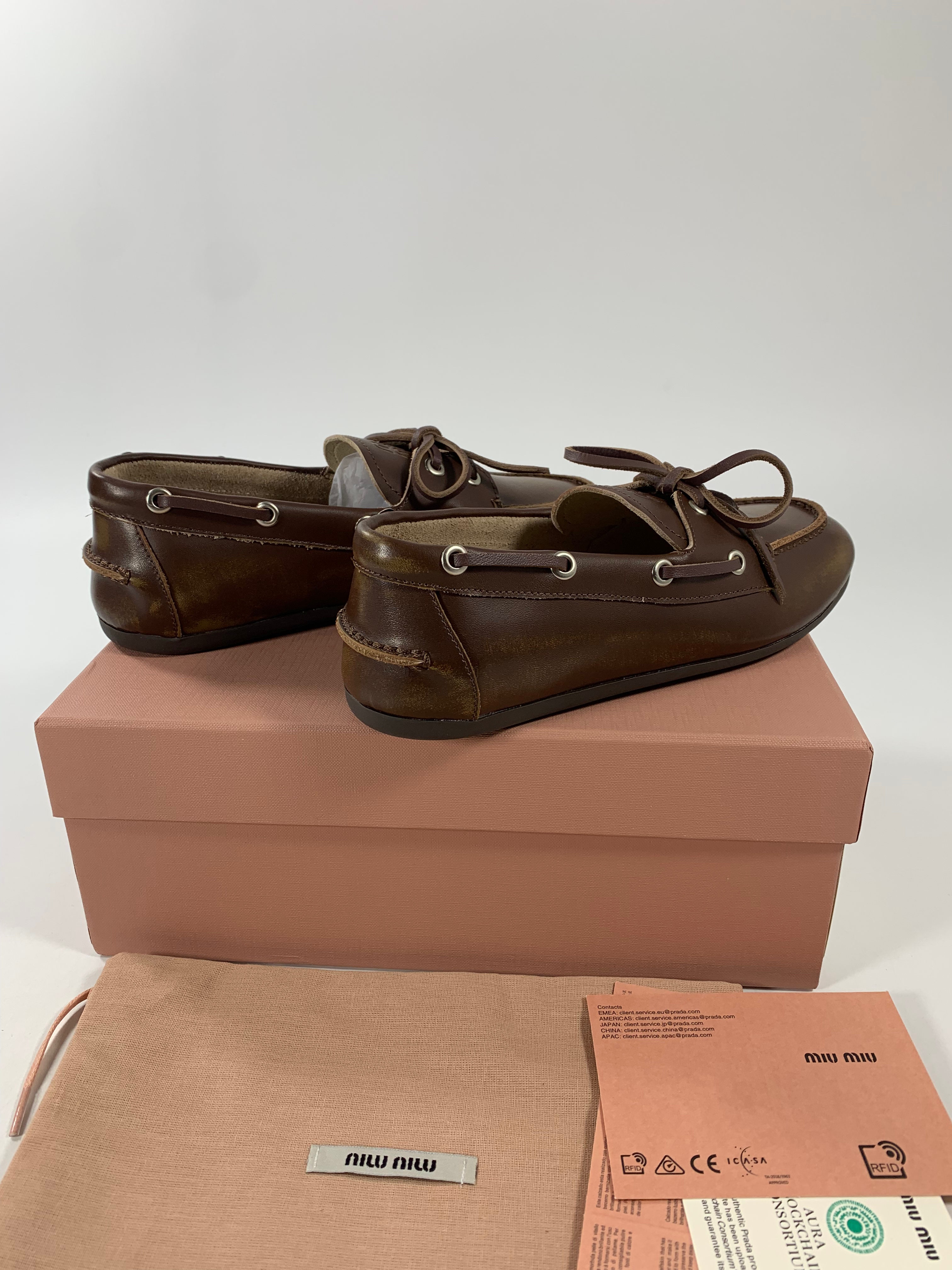 Sienna Unlined Bleached Leather Loafers