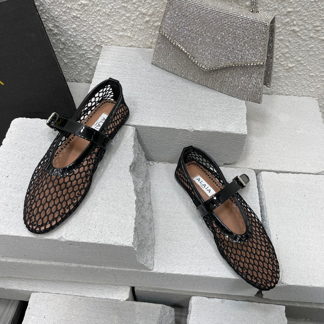 Black AF Ballet Flats