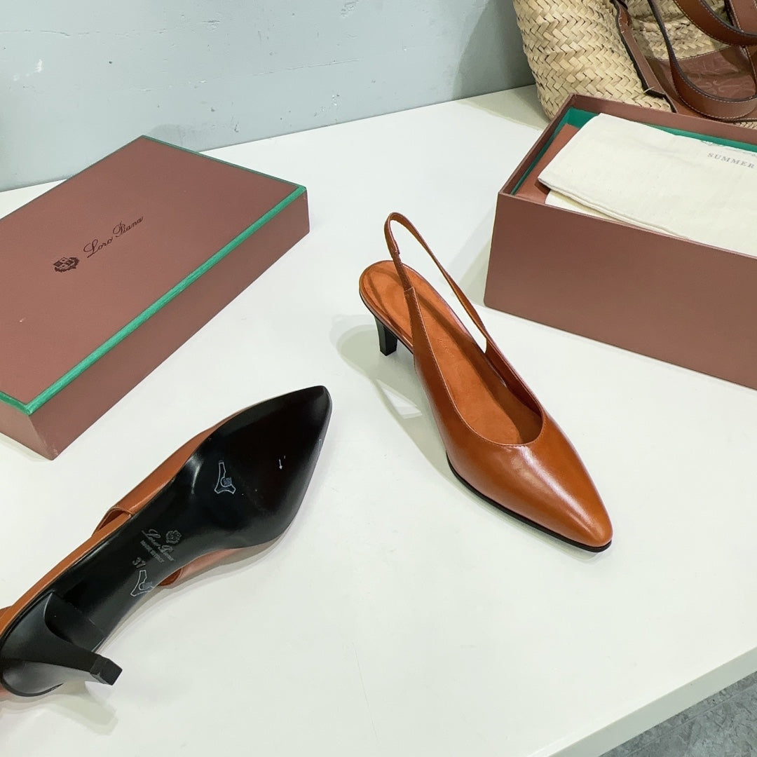 Saddle Brown Rebecca Pumps