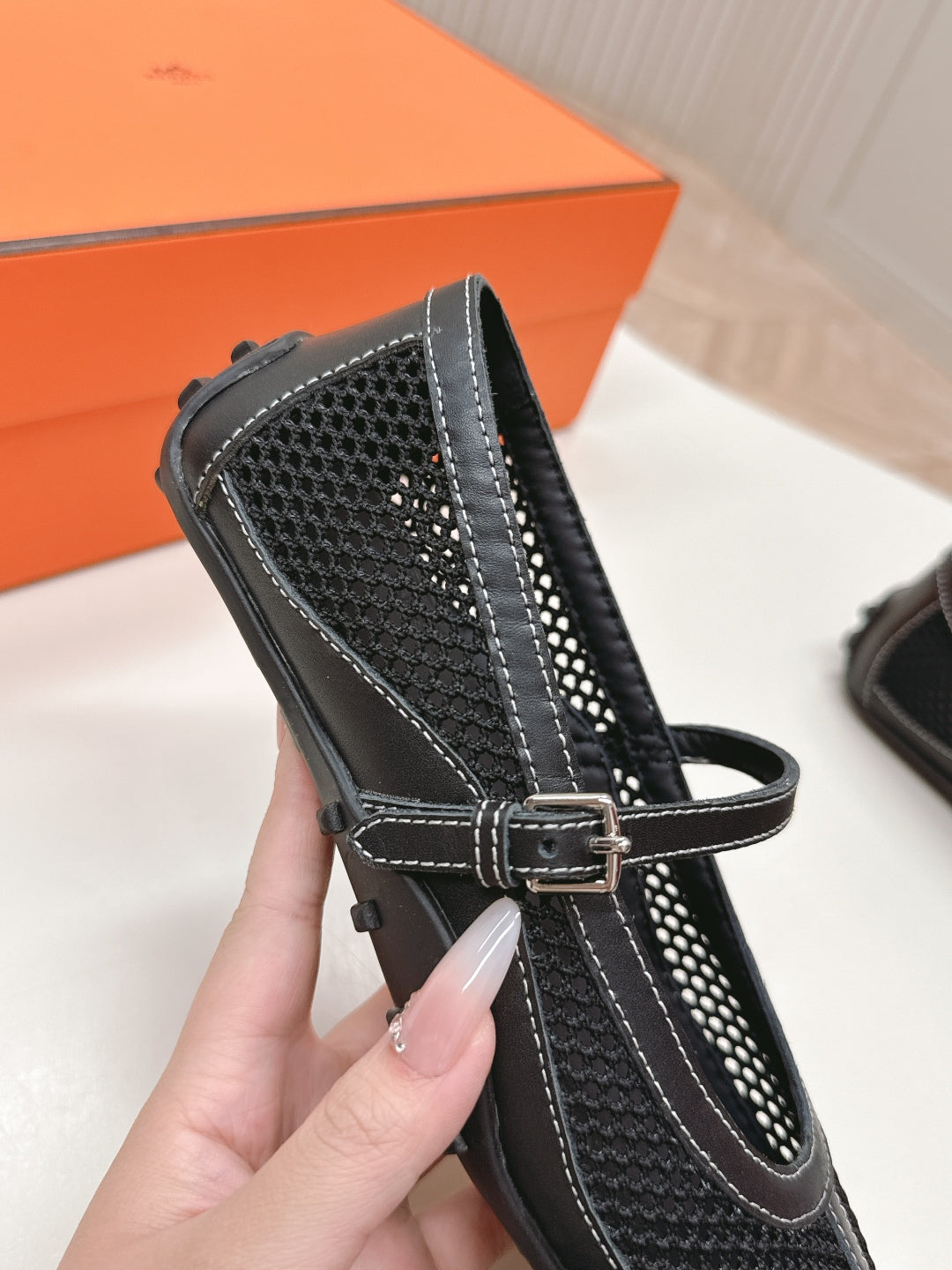 Black Kichu Ballet Flat