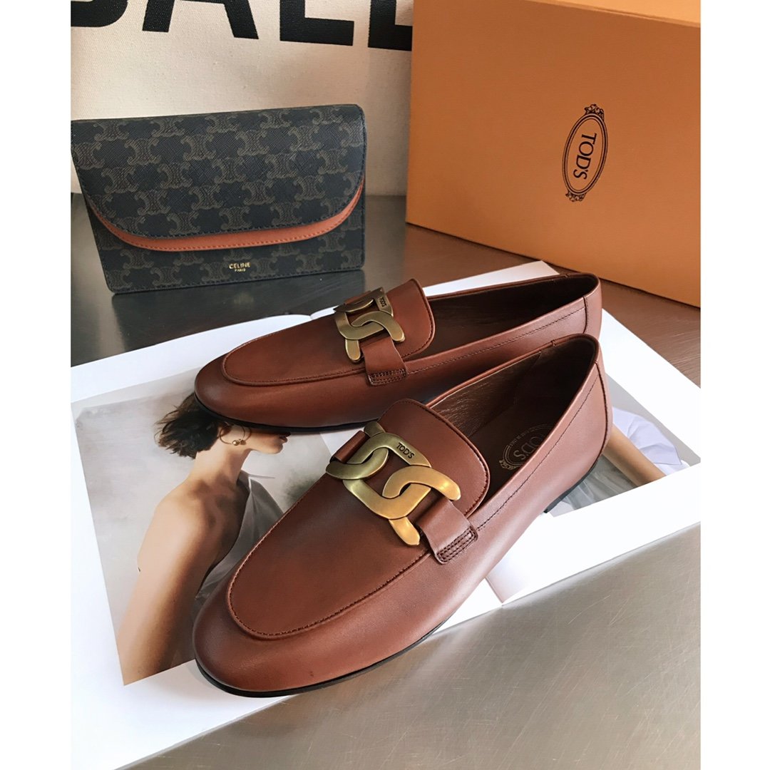 Brown TK loafers