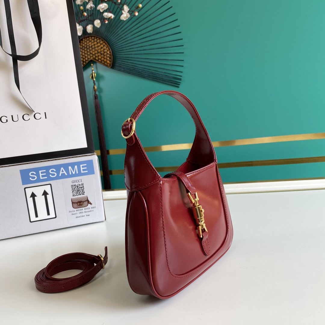 Red GJ 1961 mini shoulder bag