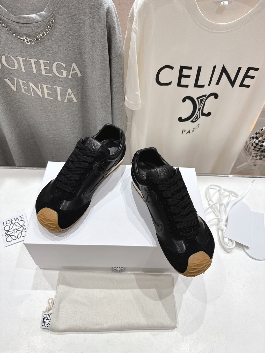 Men's Black Ballet Runner 2.0 In Soft Leather