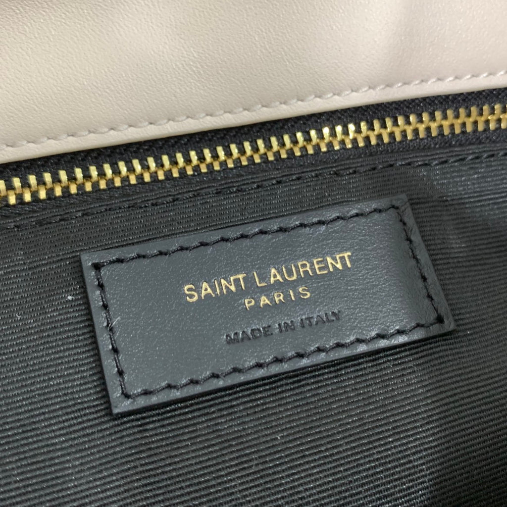 White tweed LP small bag