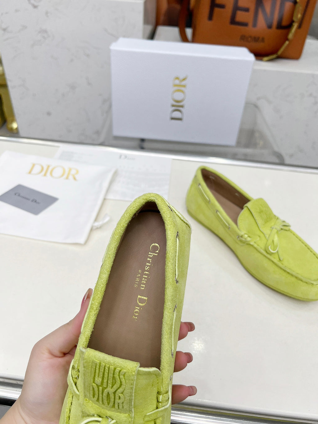 Peridot Green Miss D Street Loafer