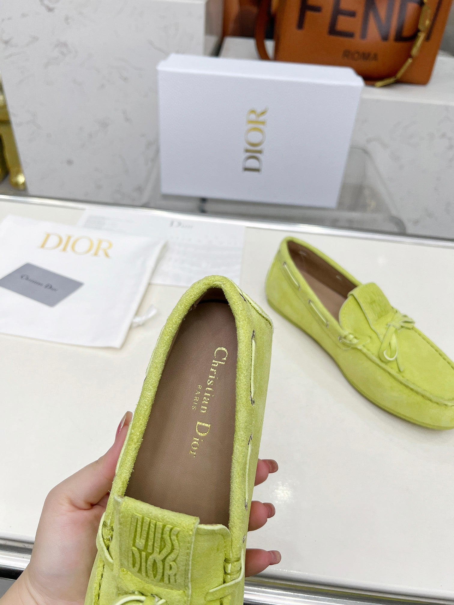 Peridot Green Miss D Street Loafer