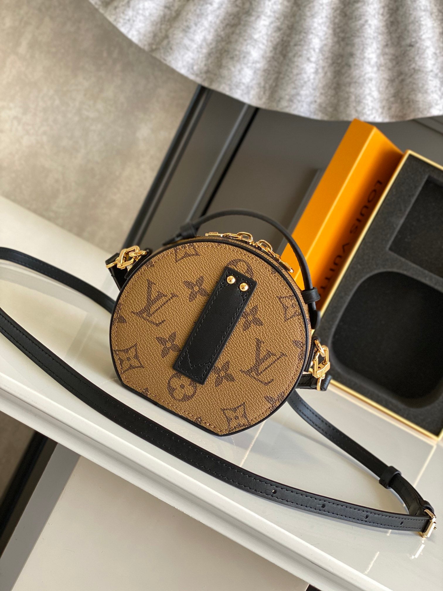 Brown & black BC mini bag