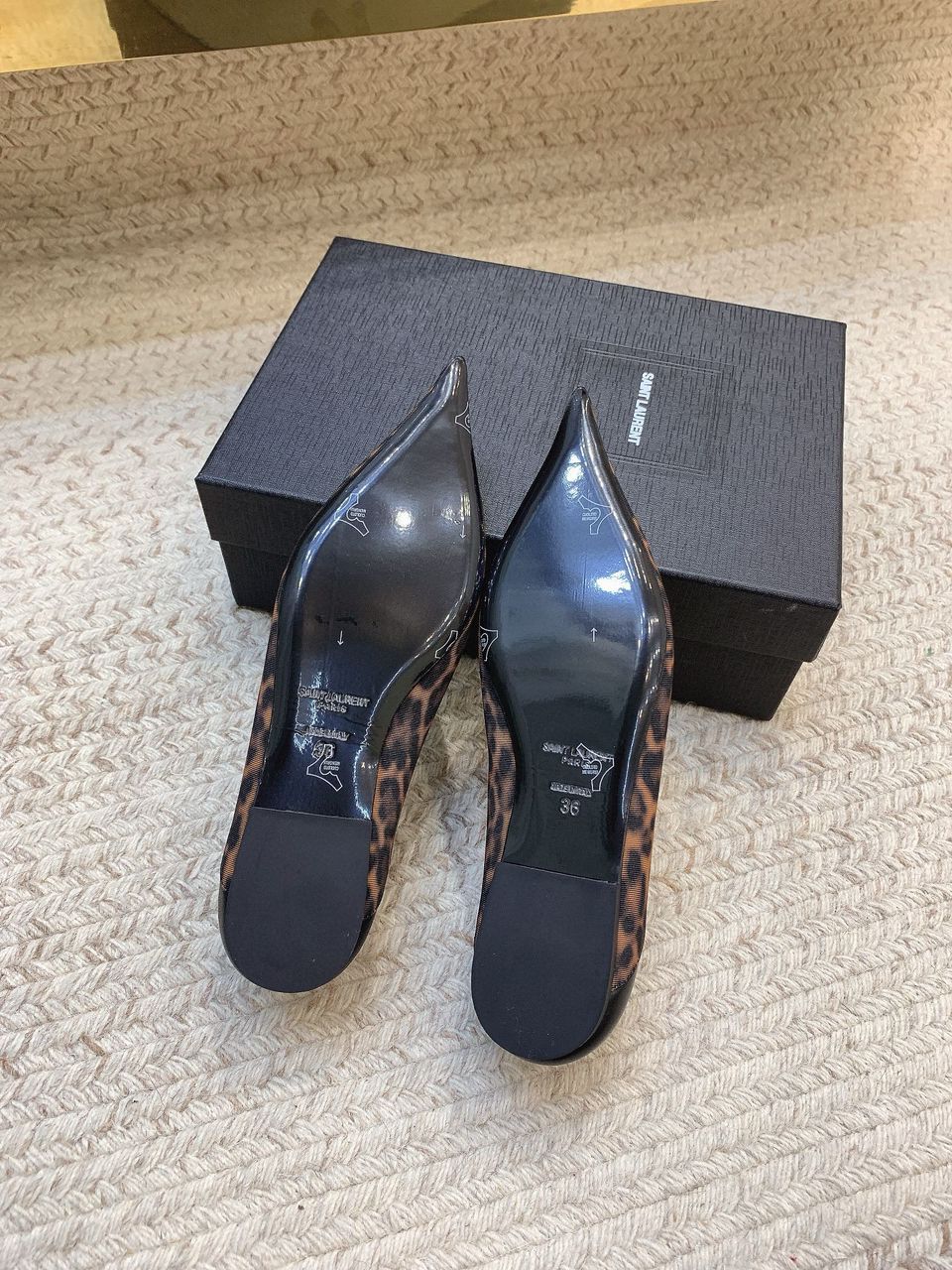 Carolyn Leopard-Print Slippers