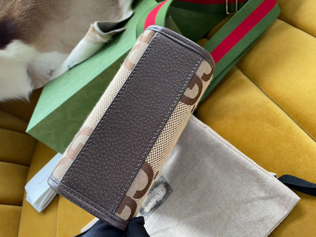 Camel GJ mini tote bag