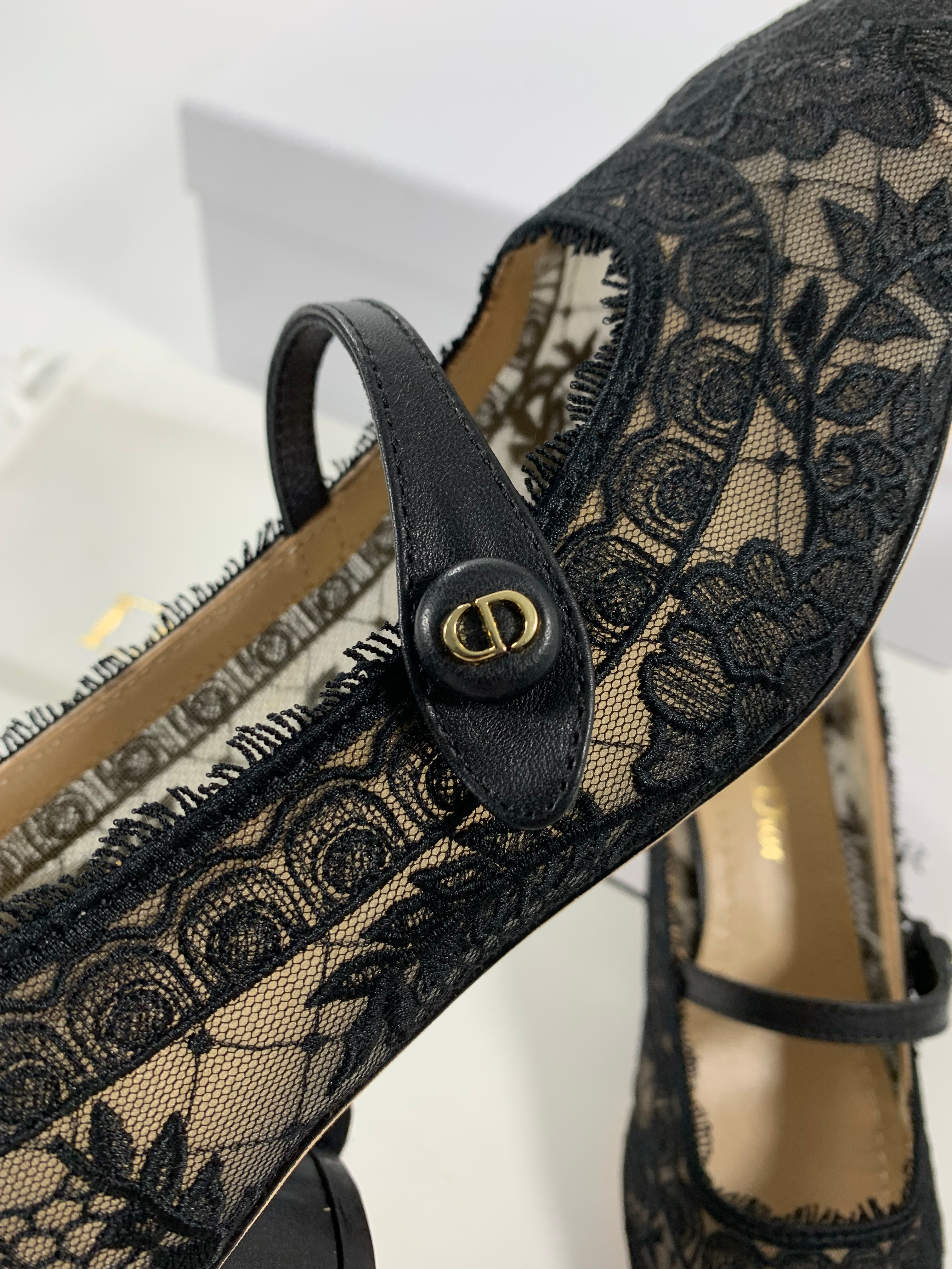 Black DG ballet pump