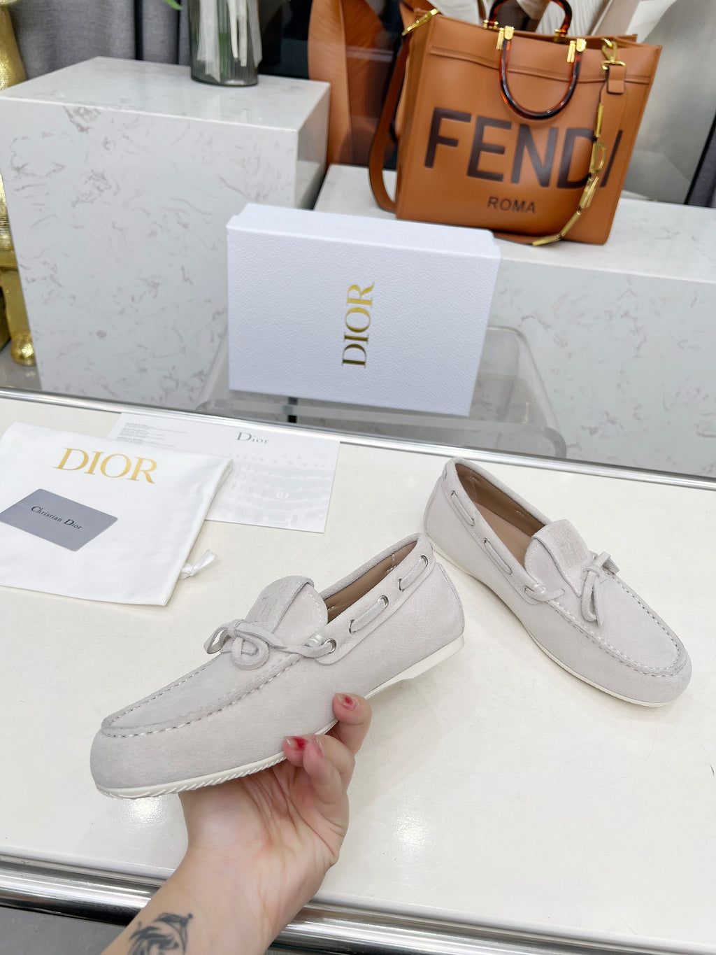 Gray Miss D Street Loafer