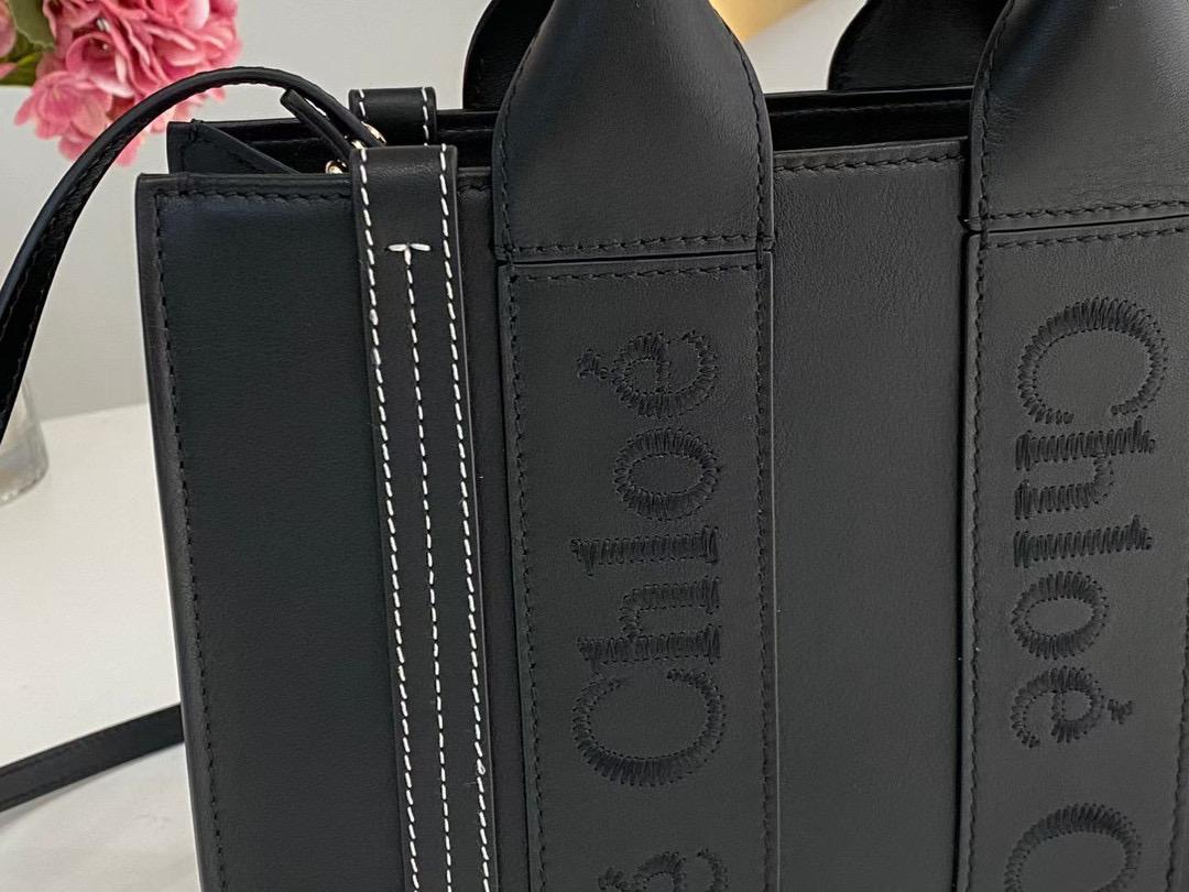 Black CW small tote bag