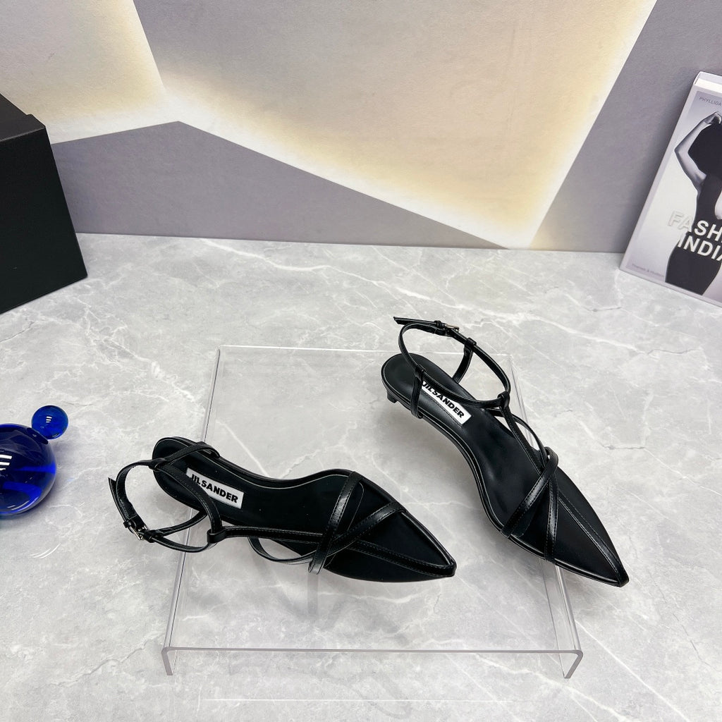Black JS Sandals