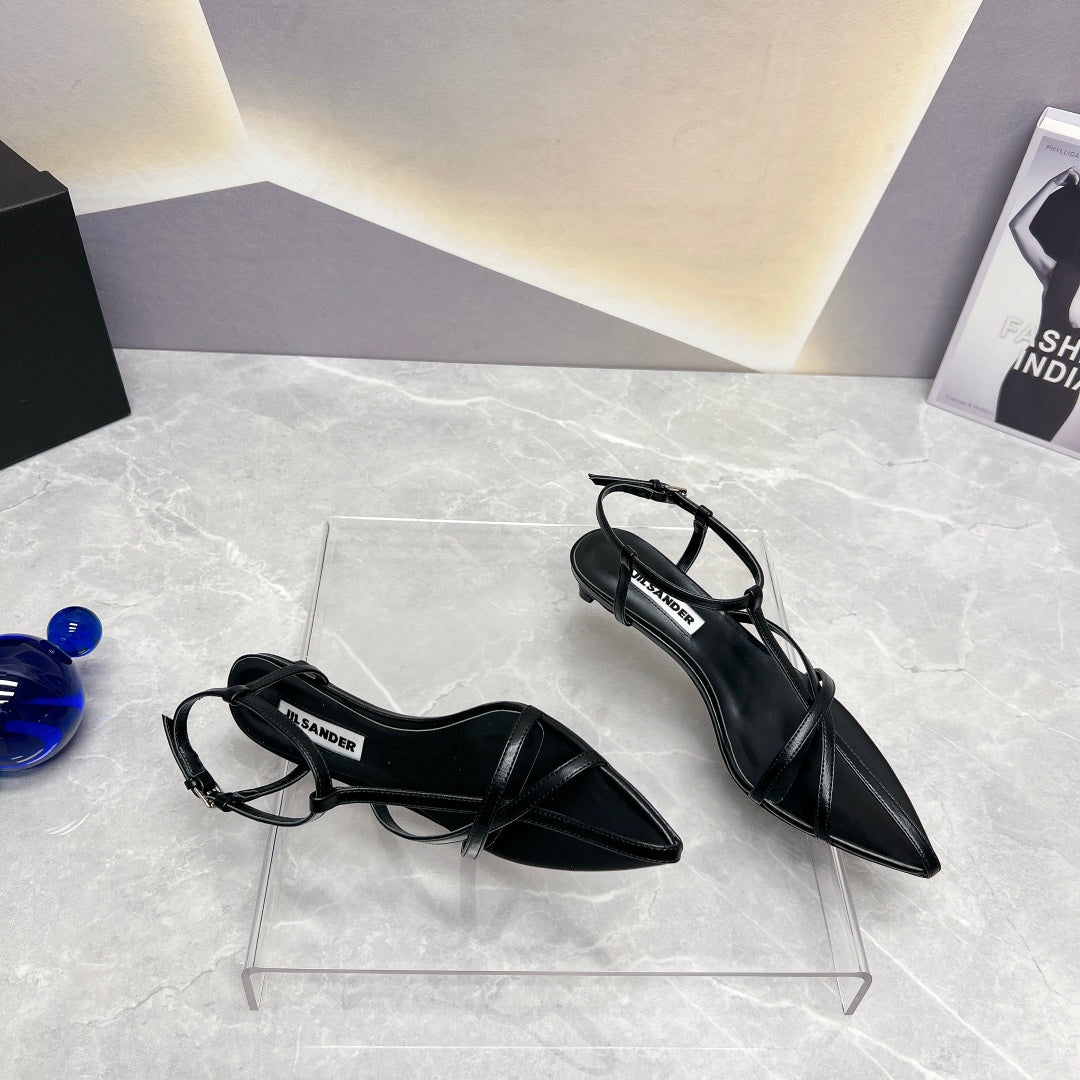 Black JS Sandals