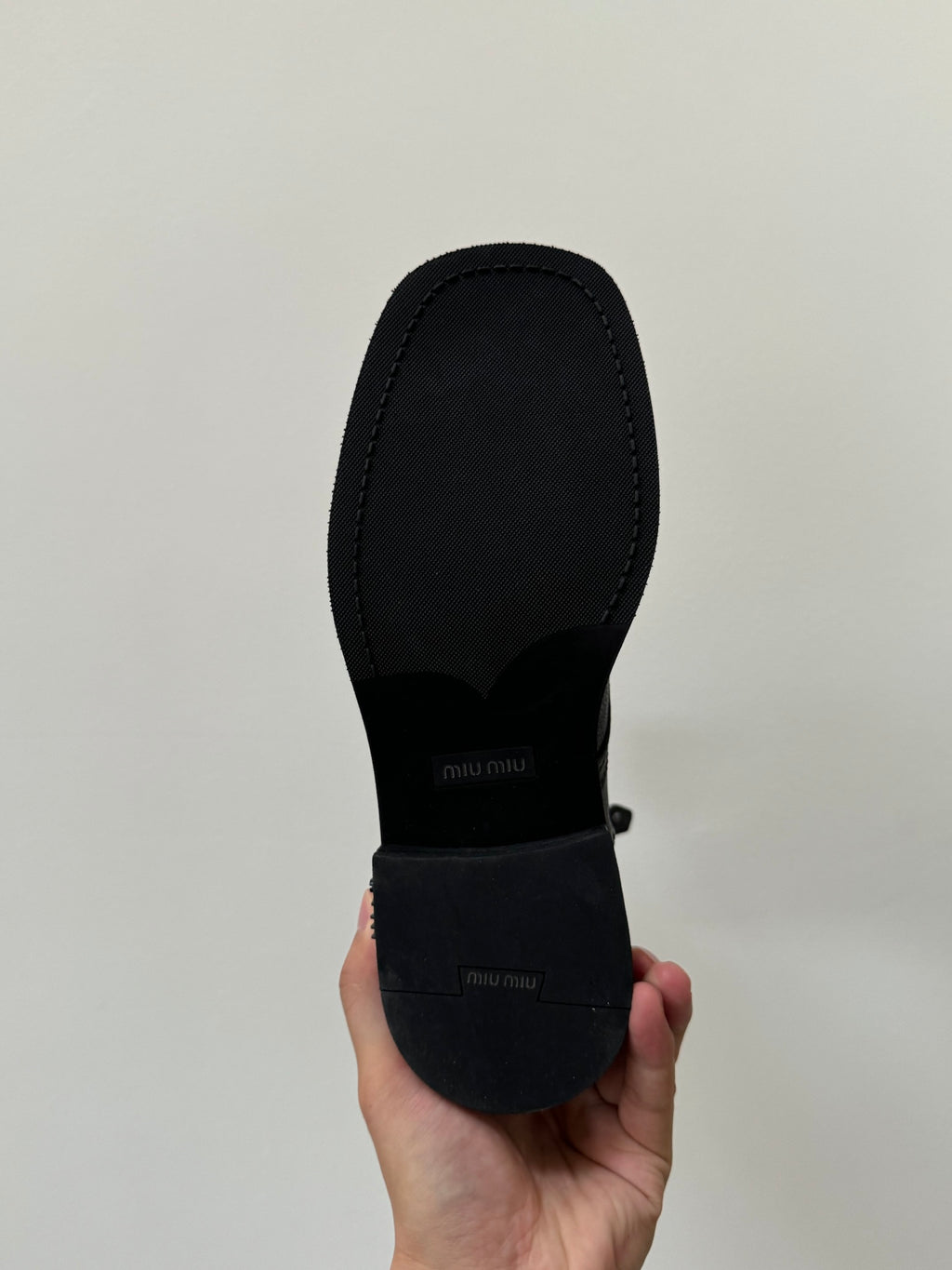 Black Leather Laced Booties