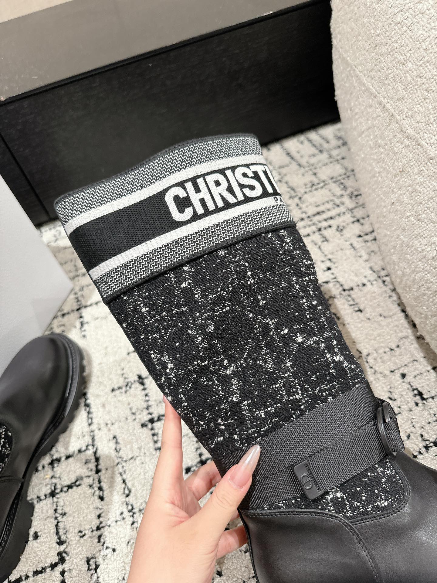 Black & White DM Boot