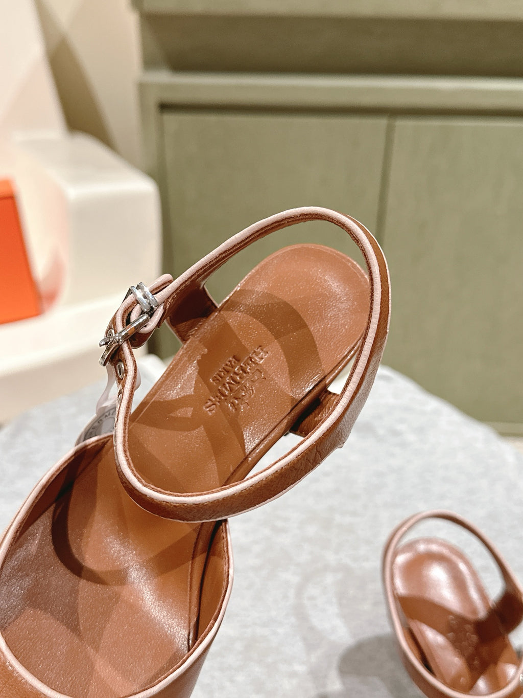 Marron Alezan Kamilla 60 Pump