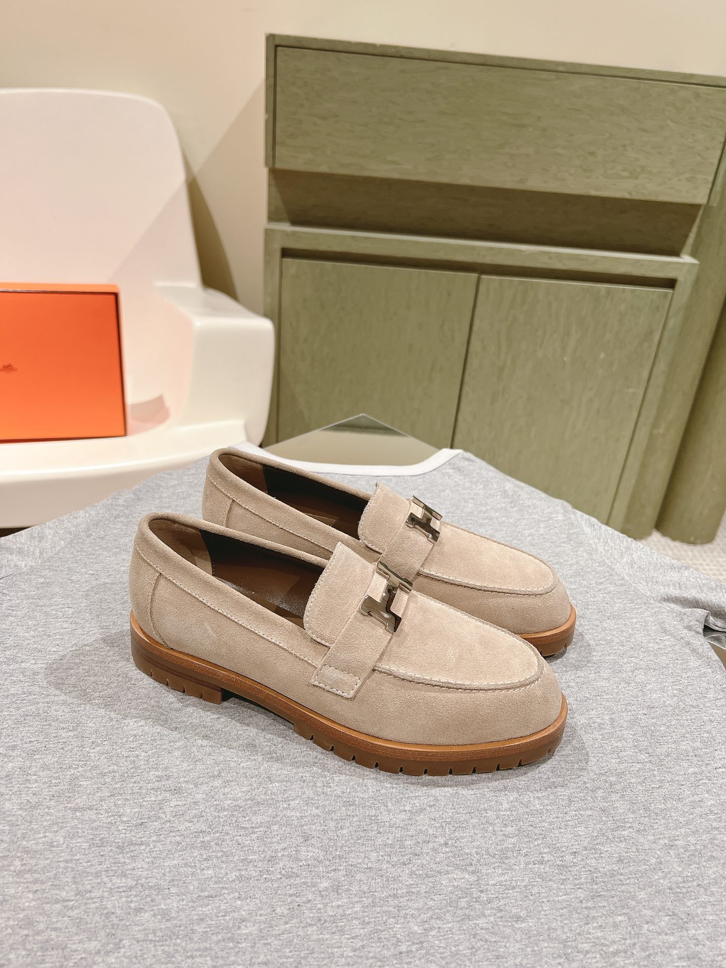 Beige Camel Faubourg Loafer