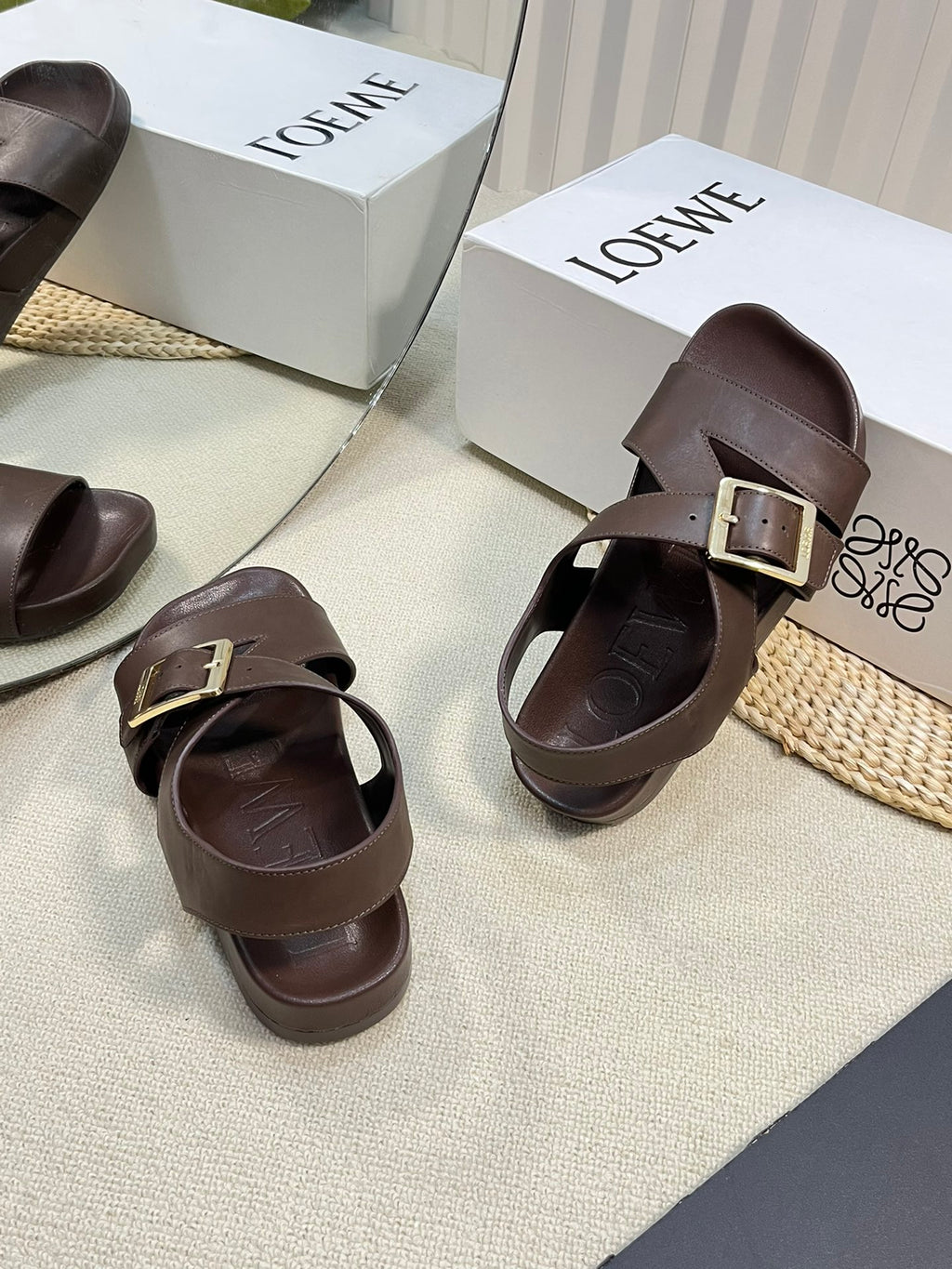 Horse LE Buckle Sandal