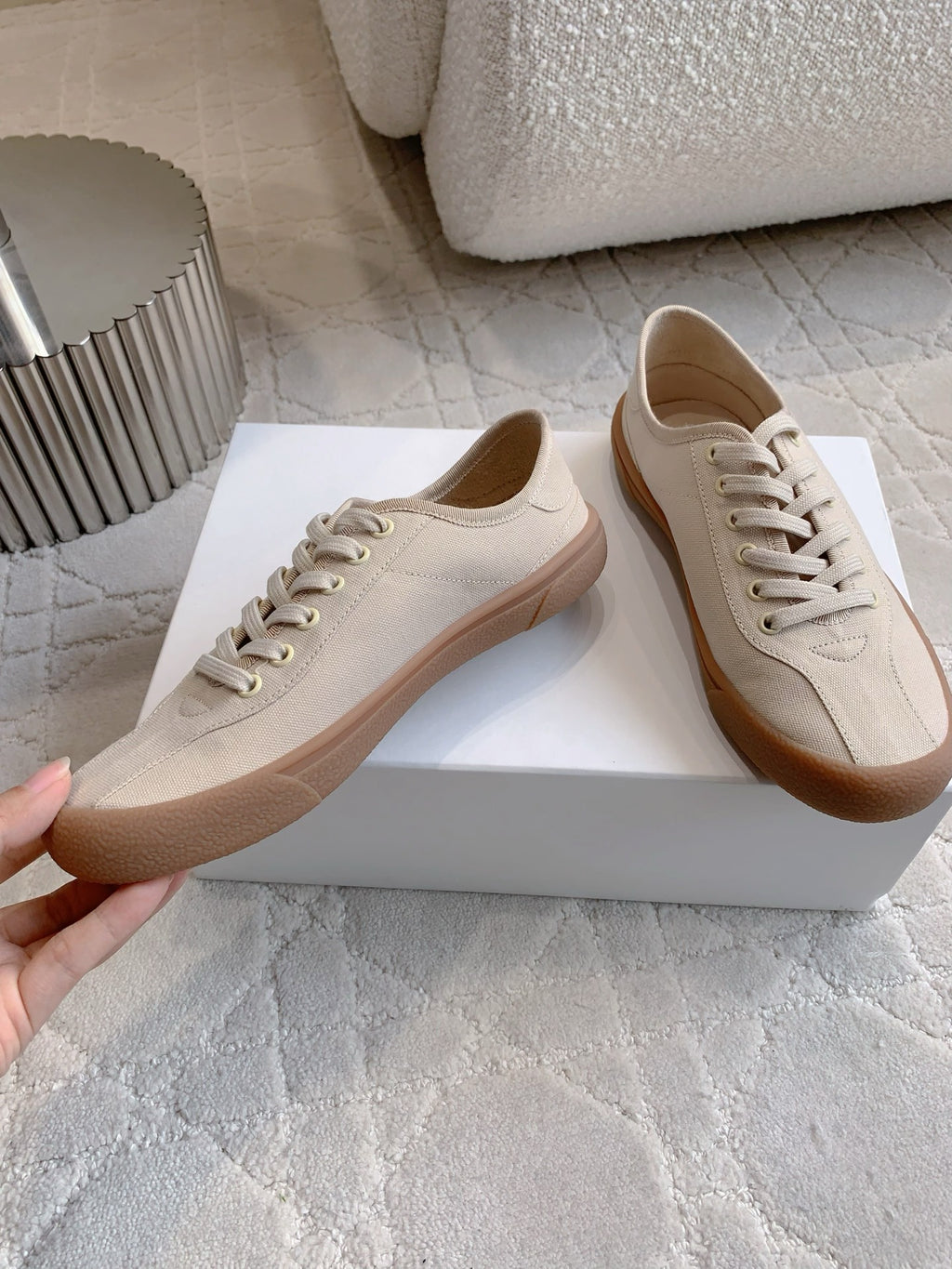 Sage Tint Canvas Sneakers