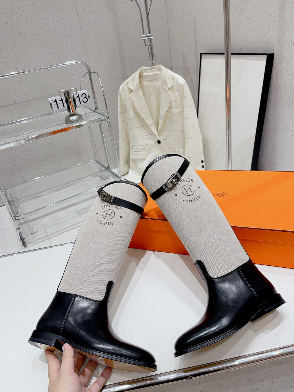 Prunoir / Noir Jumping Boot