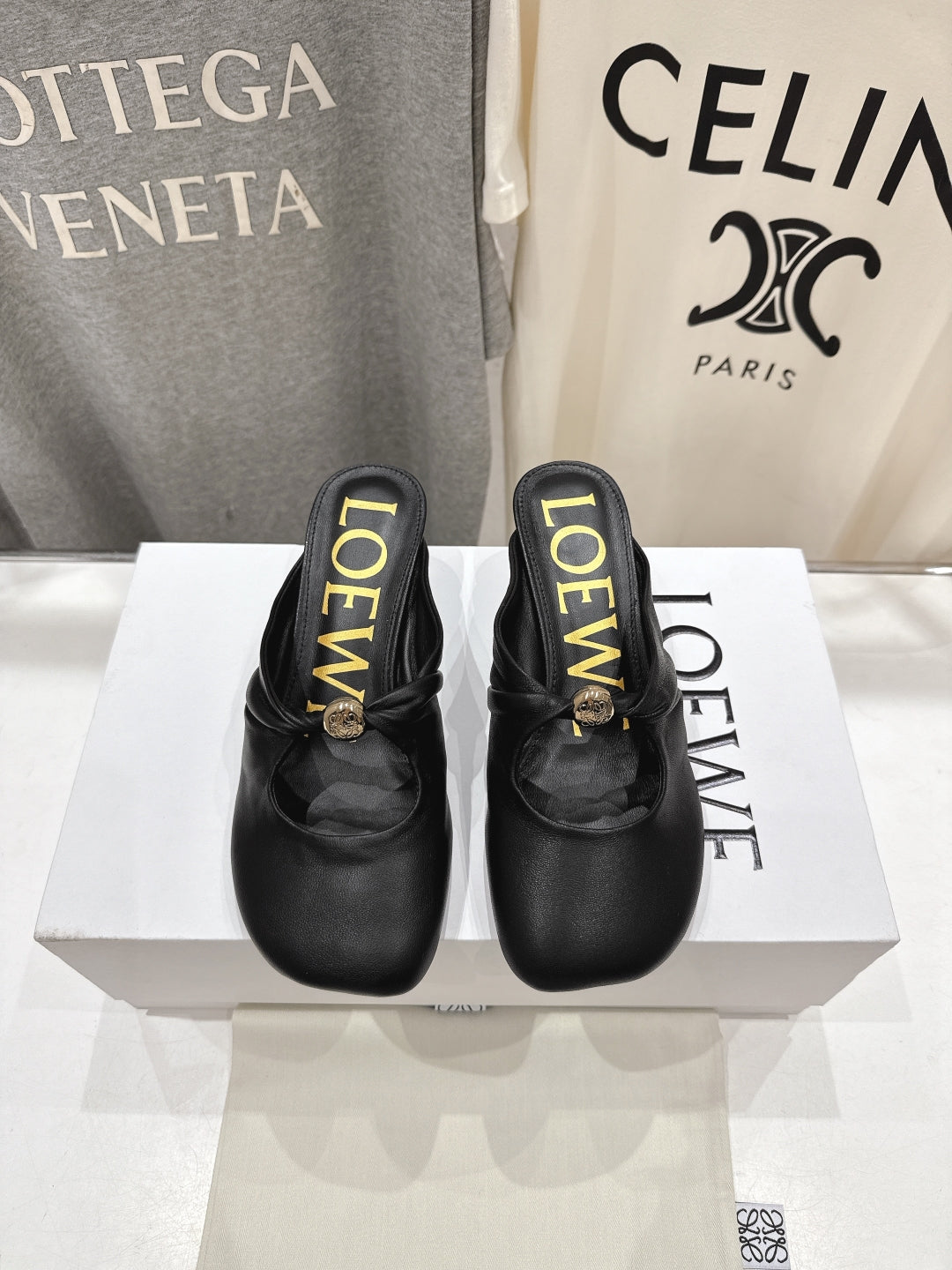 Black Pebble Soft Mule