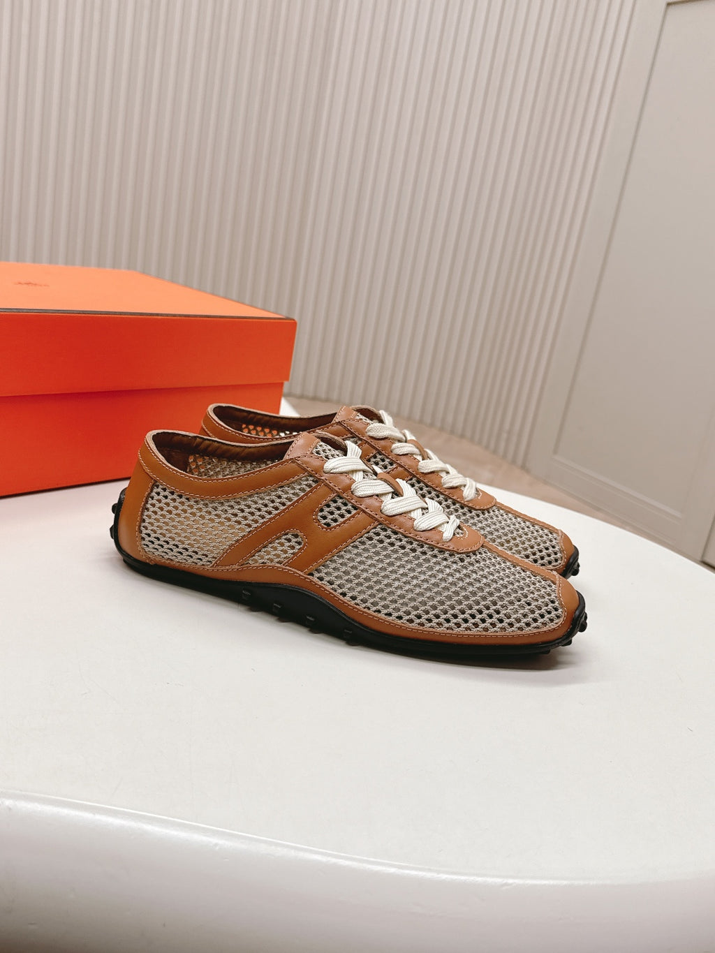 Beige Lin/Naturel Kiga Sneaker