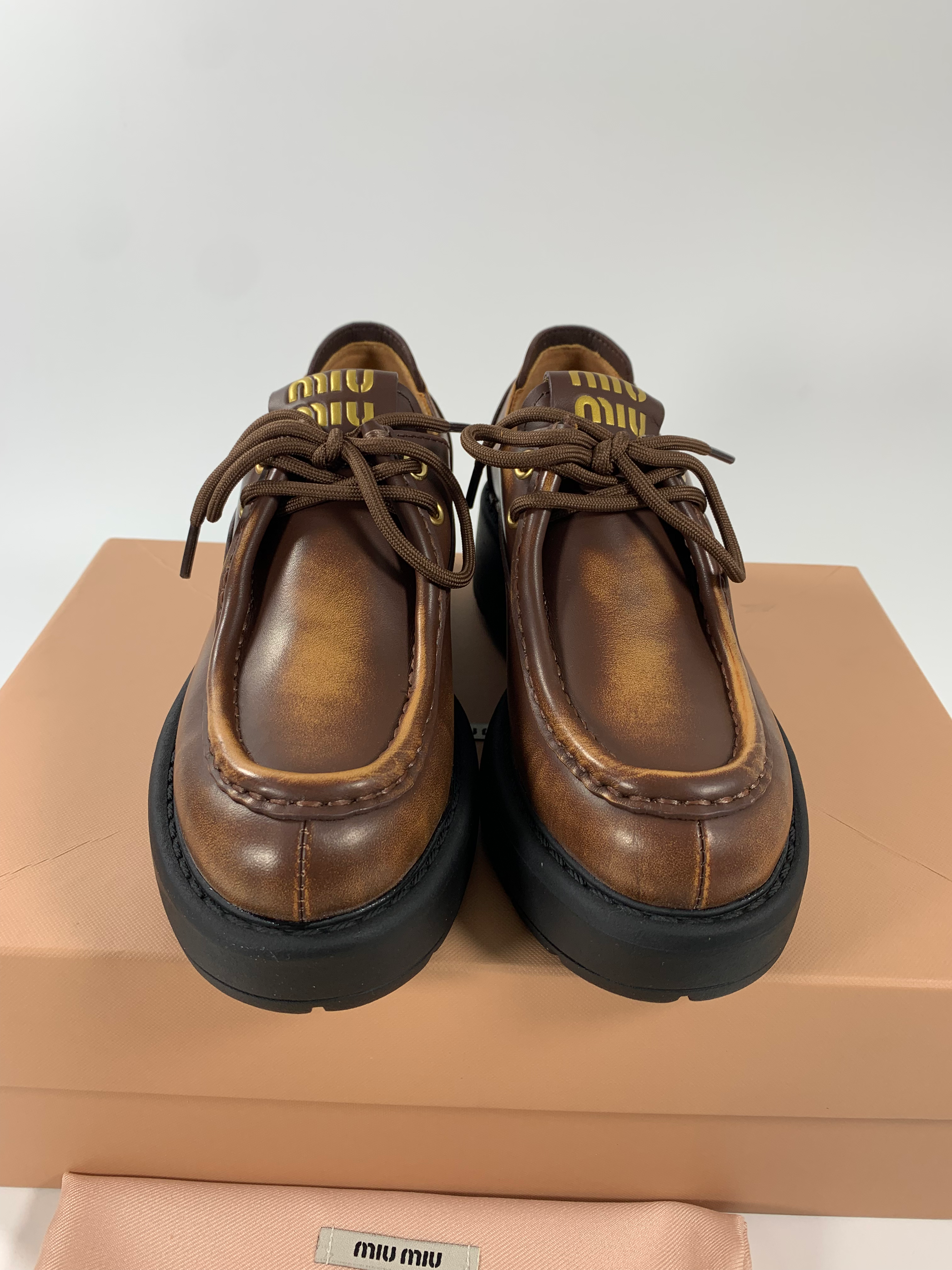 Sienna Laced Leather Shoes