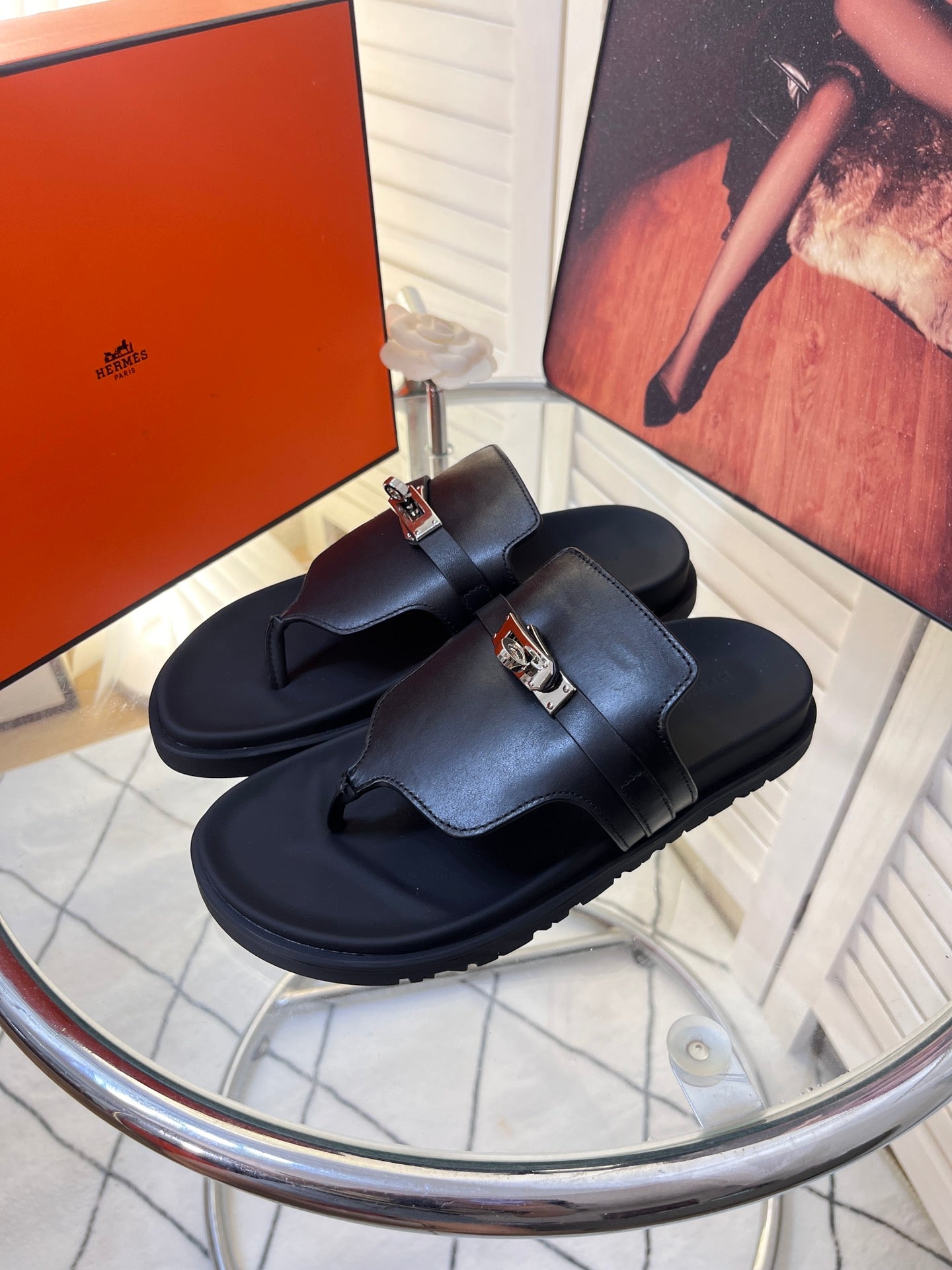 Men's Black HE Sandal