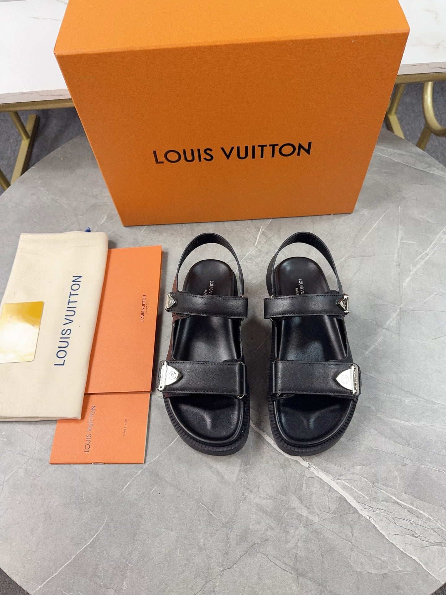 Men's Black Sunset Comfort Sandal