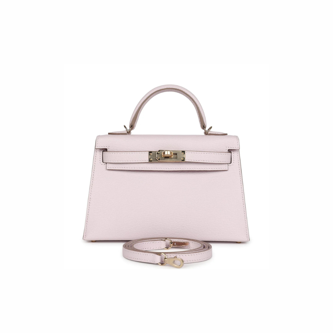 Light Pink Kelly 20 With Gold Hardware