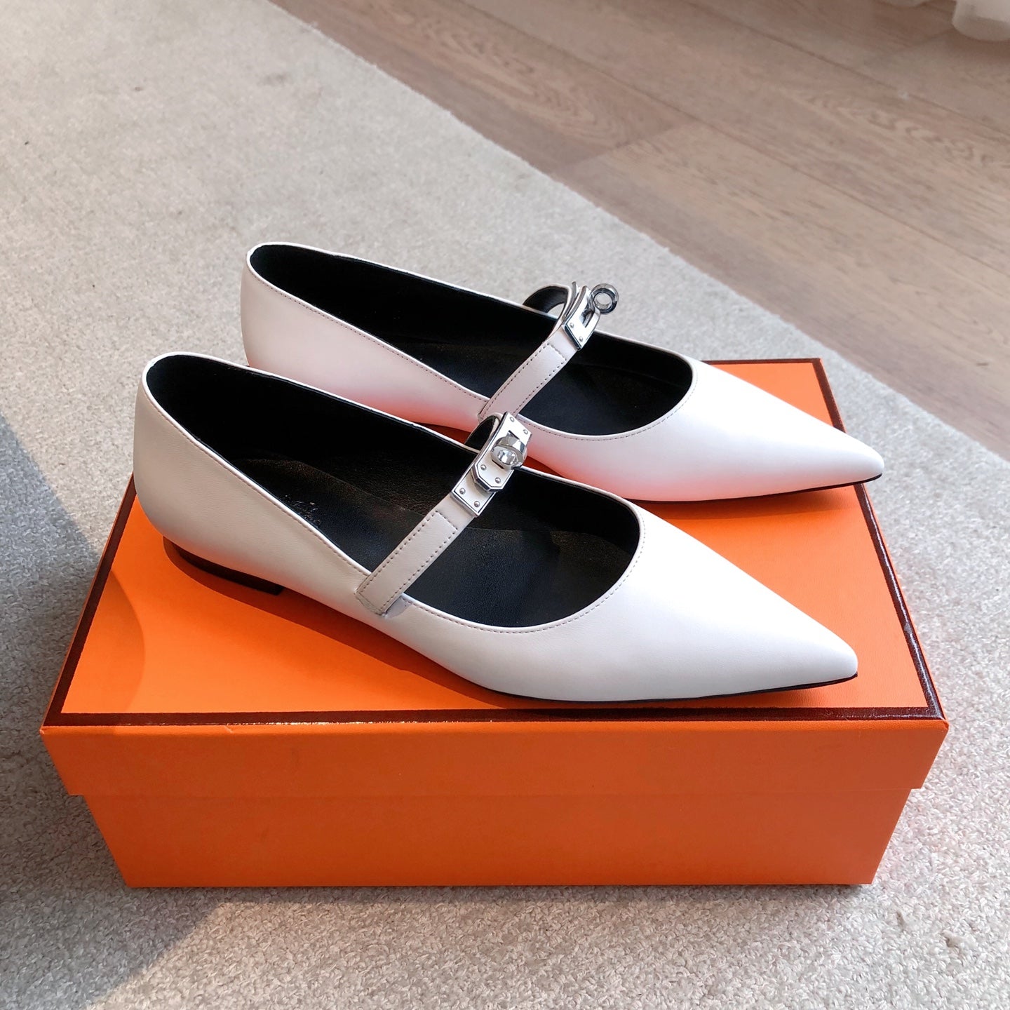 Gris Clair Kelly Ballet Flat