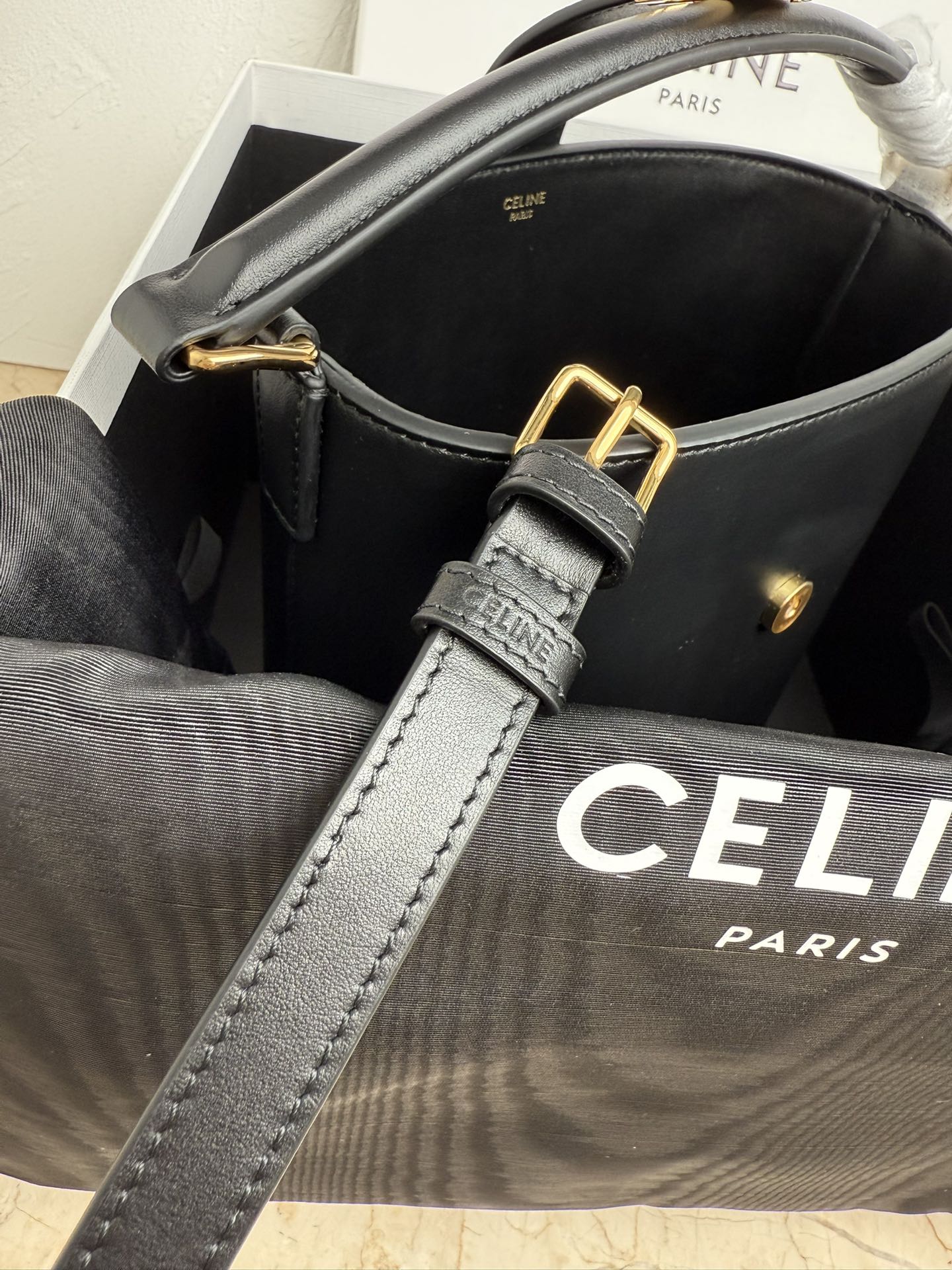 Black Small Louise Bag