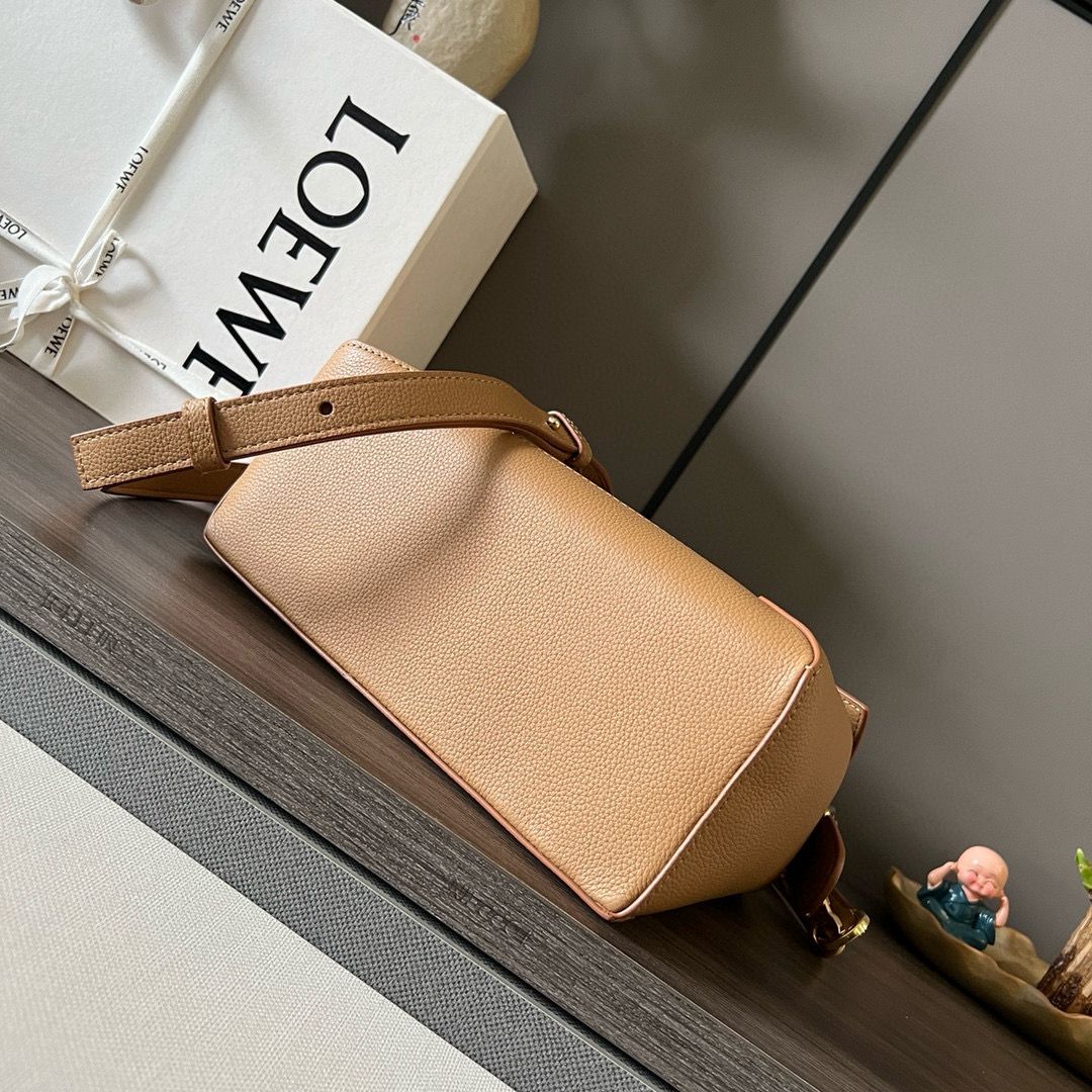 Toffee LP Small Leather Shoulder Bag