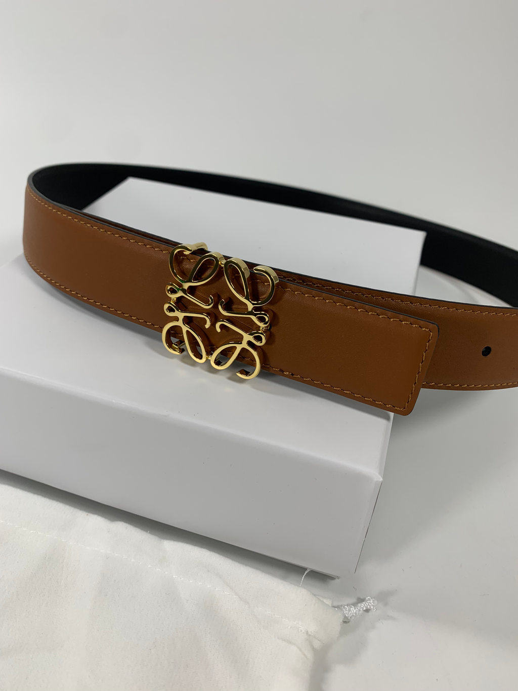 Brown Buckle Leather Belt