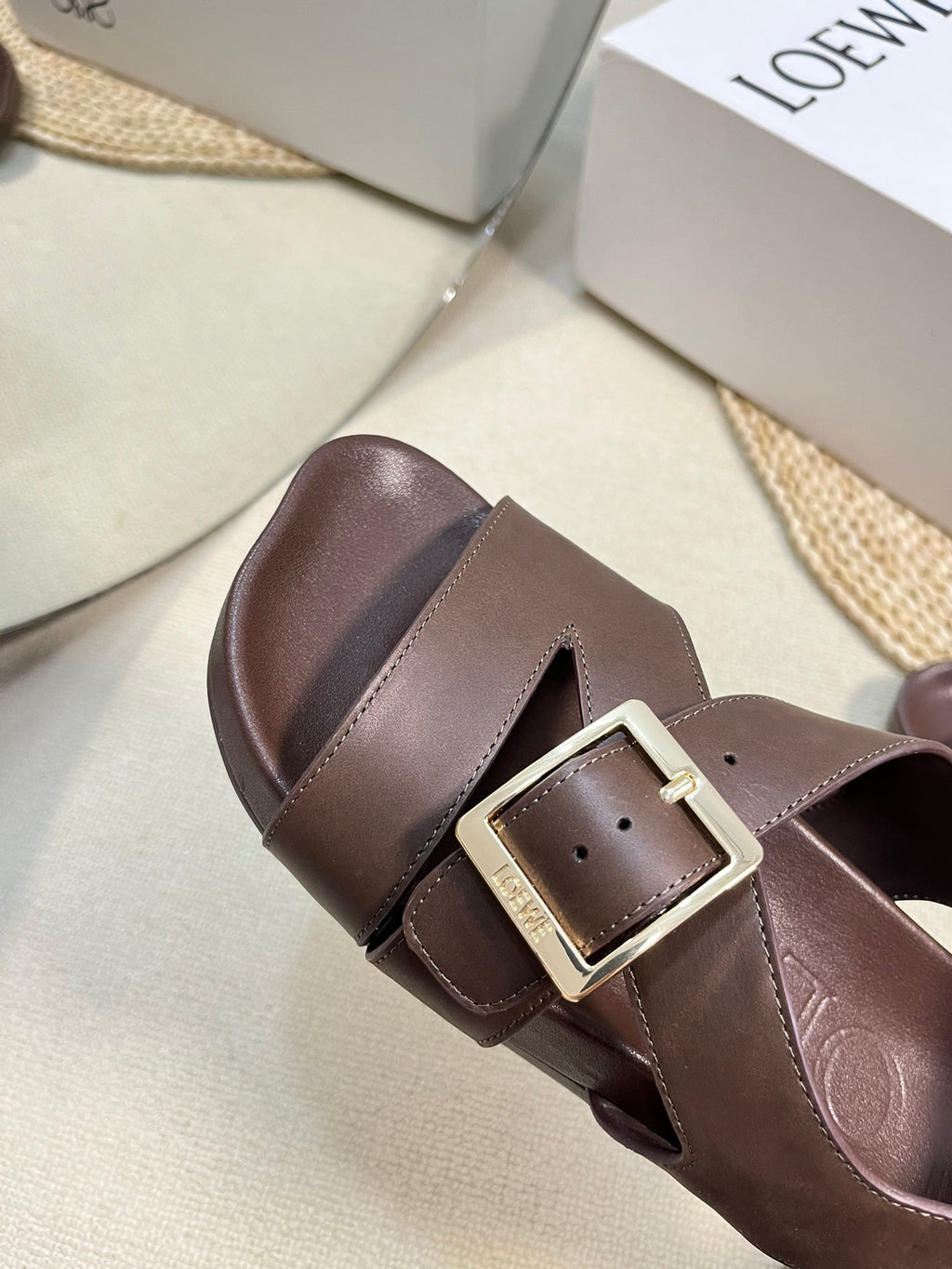 Horse LE Buckle Sandal
