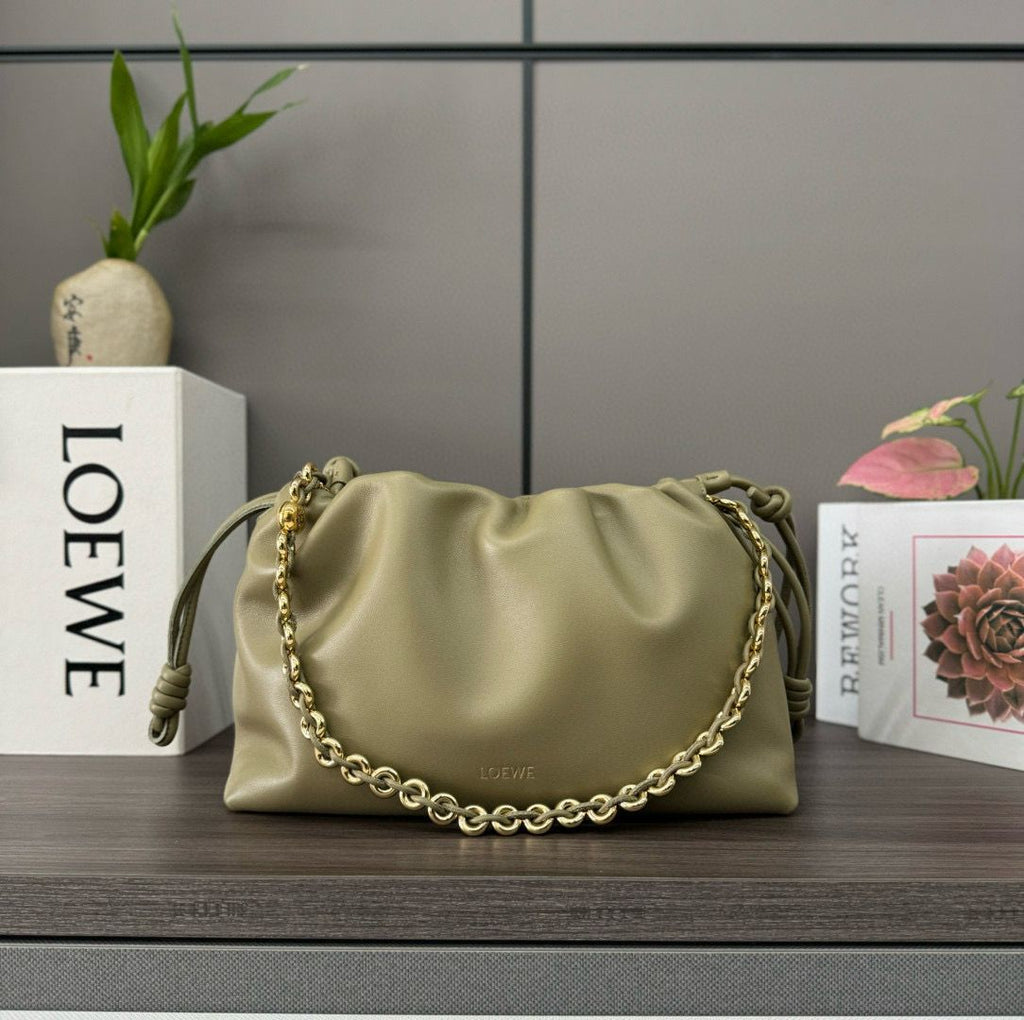 Eucalyptus Green Medium Flamenco Purse